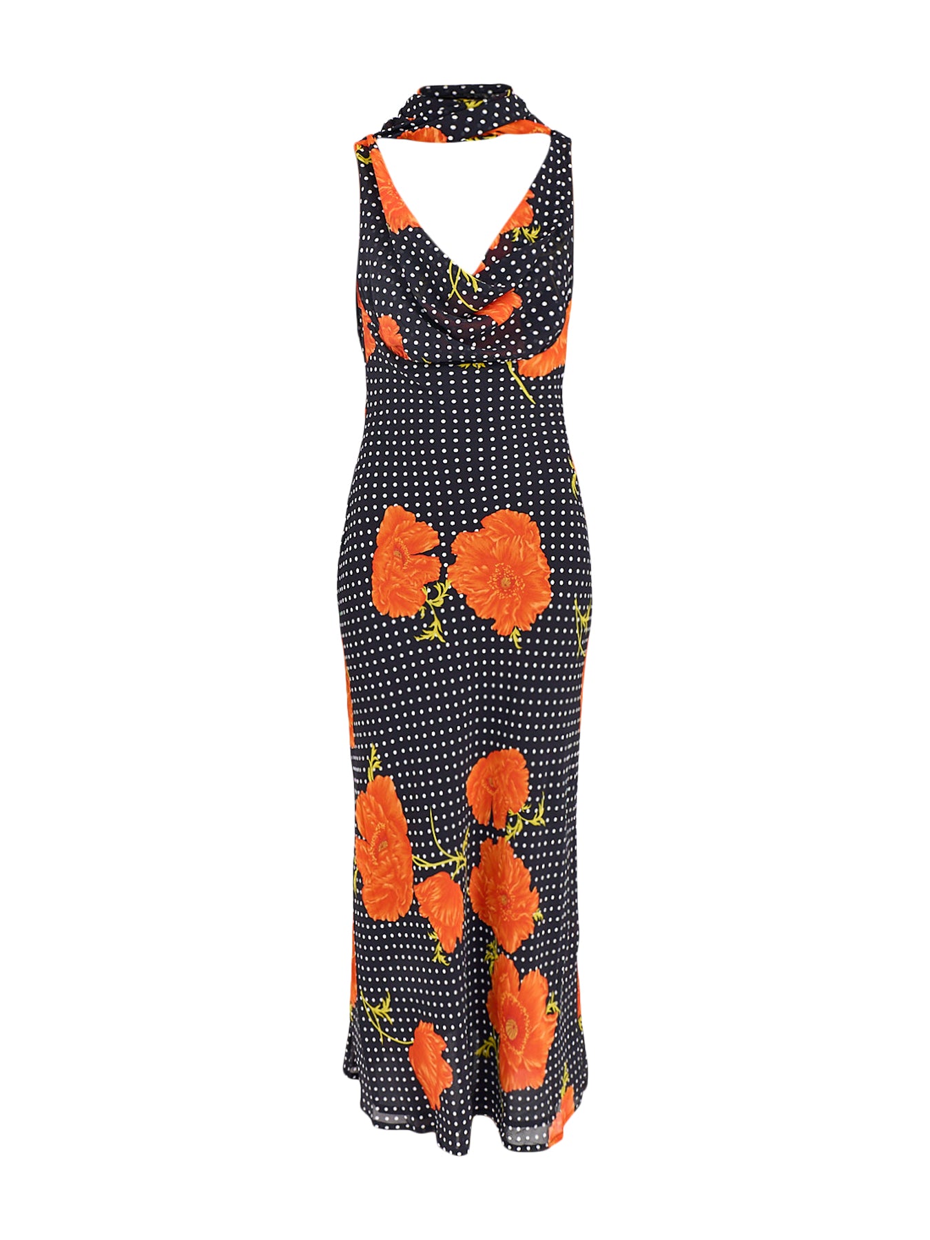 Black Poppy Sophie Maxi Dress Black
