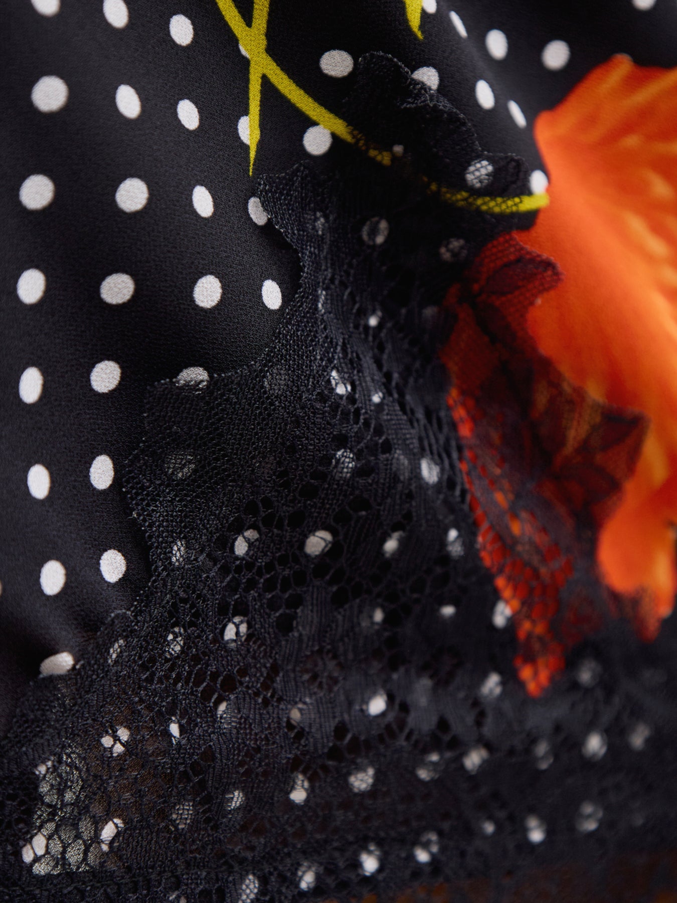 Black Poppy Mini Skirt Black
