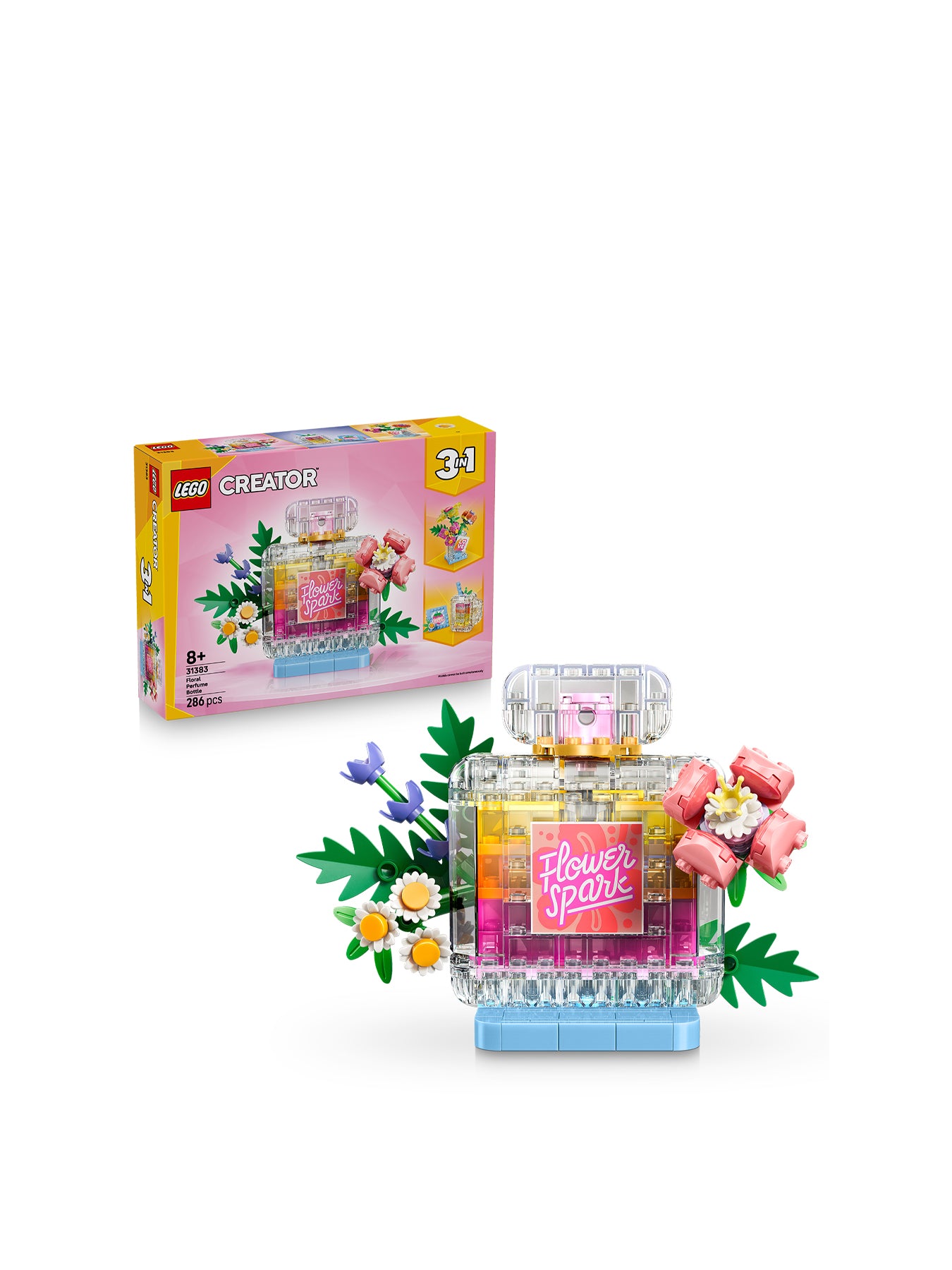 Floral Decor Perfume Bottle 31383