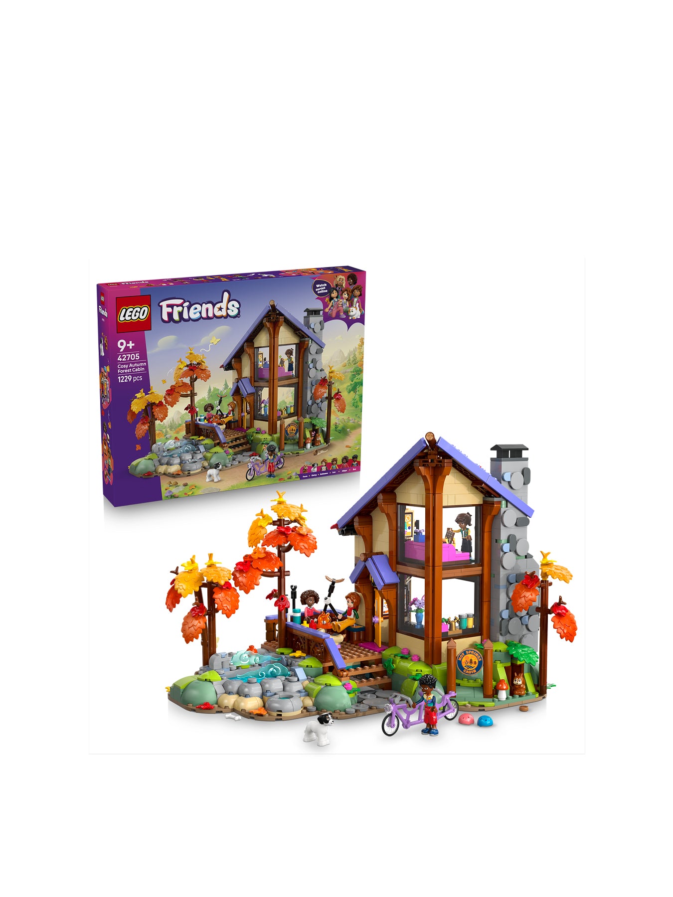 Cozy Fall Forest Cabin 42705