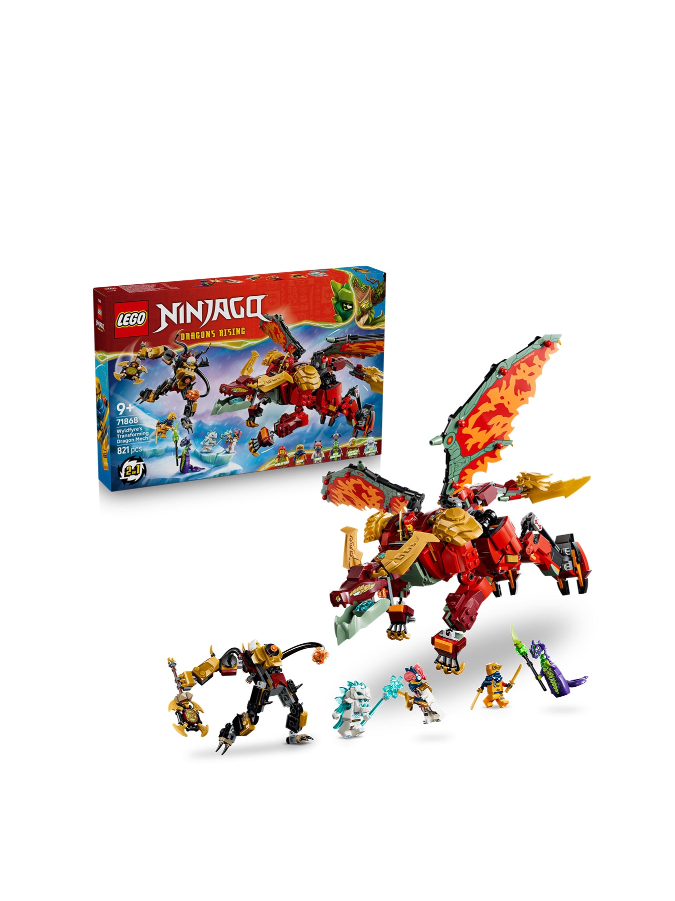 Wyldfyre's Transforming Dragon Mech 71868