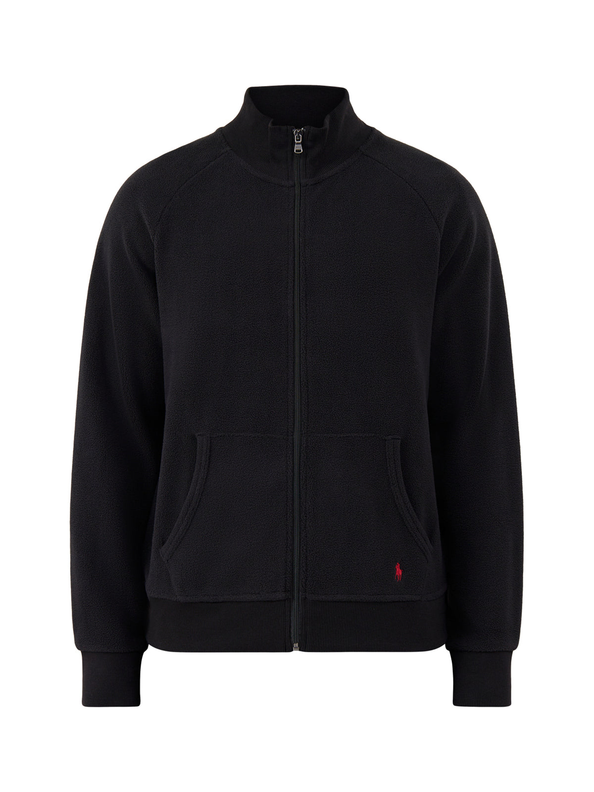 Cotton Blend Full-Zip Lounge Sweatshirt