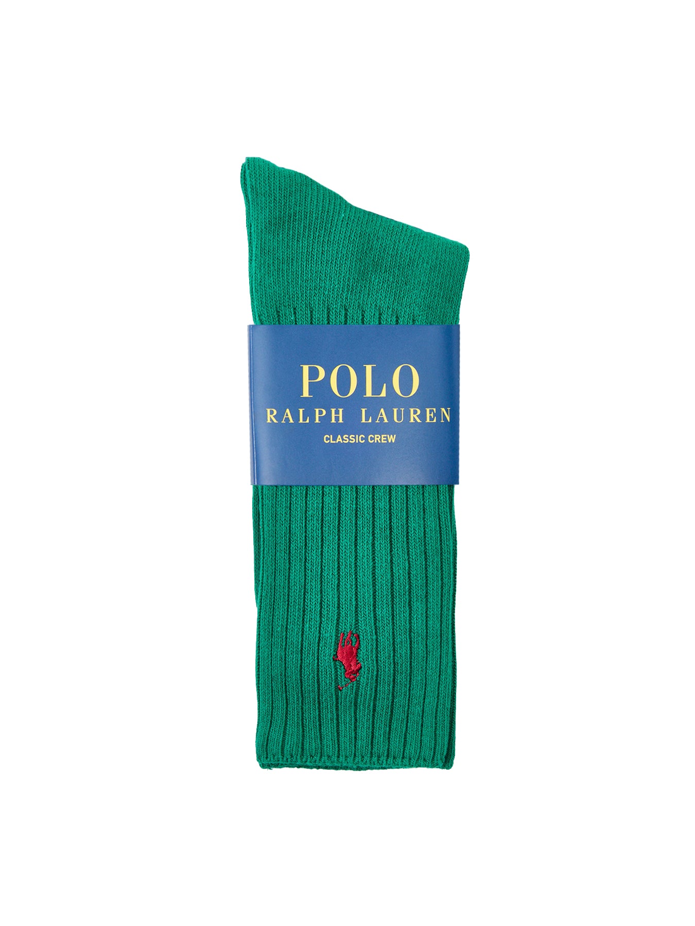 Classic Cotton-Blend Crew Socks Green