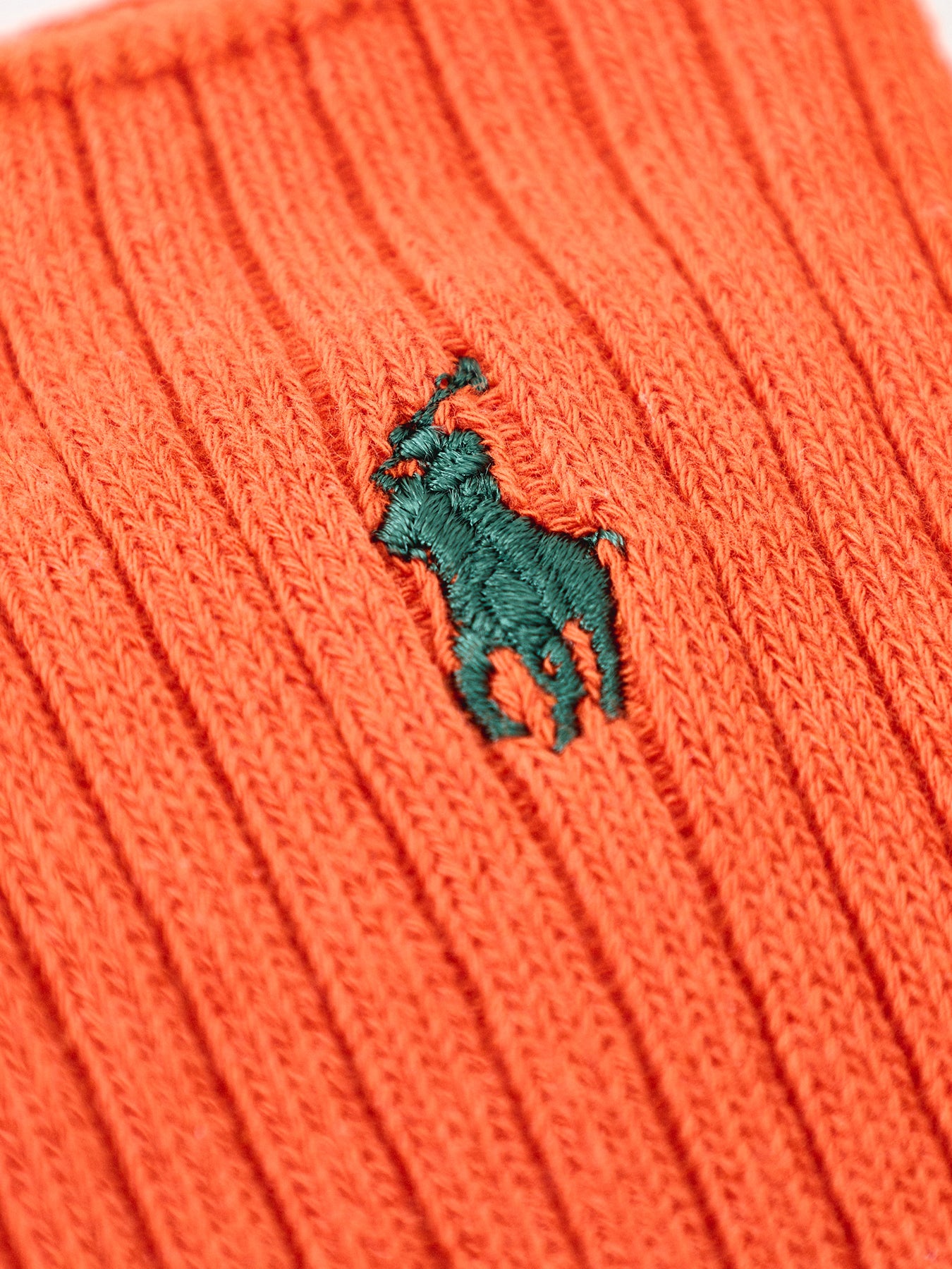 Classic Cotton-Blend Crew Socks Orange
