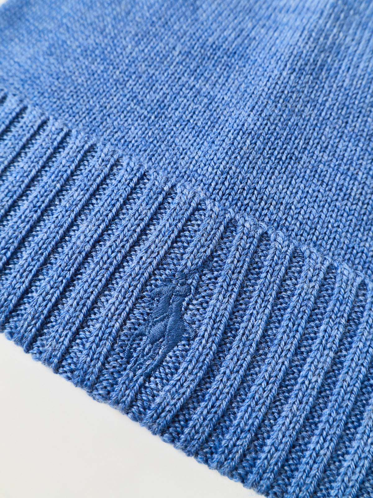 Classic Wool Beanie - Clarity Blue Heather