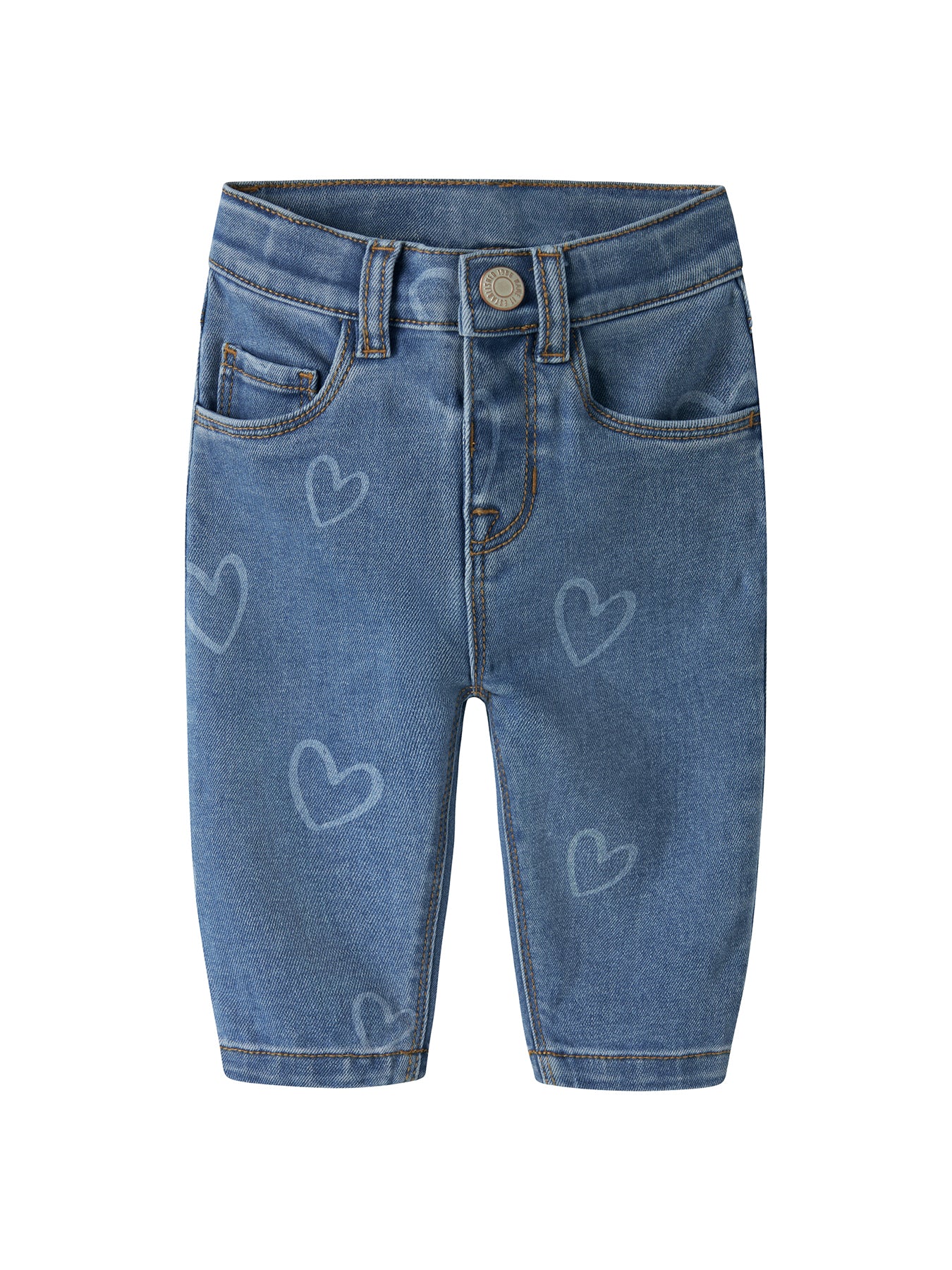 Baby Printed Jeans Blue