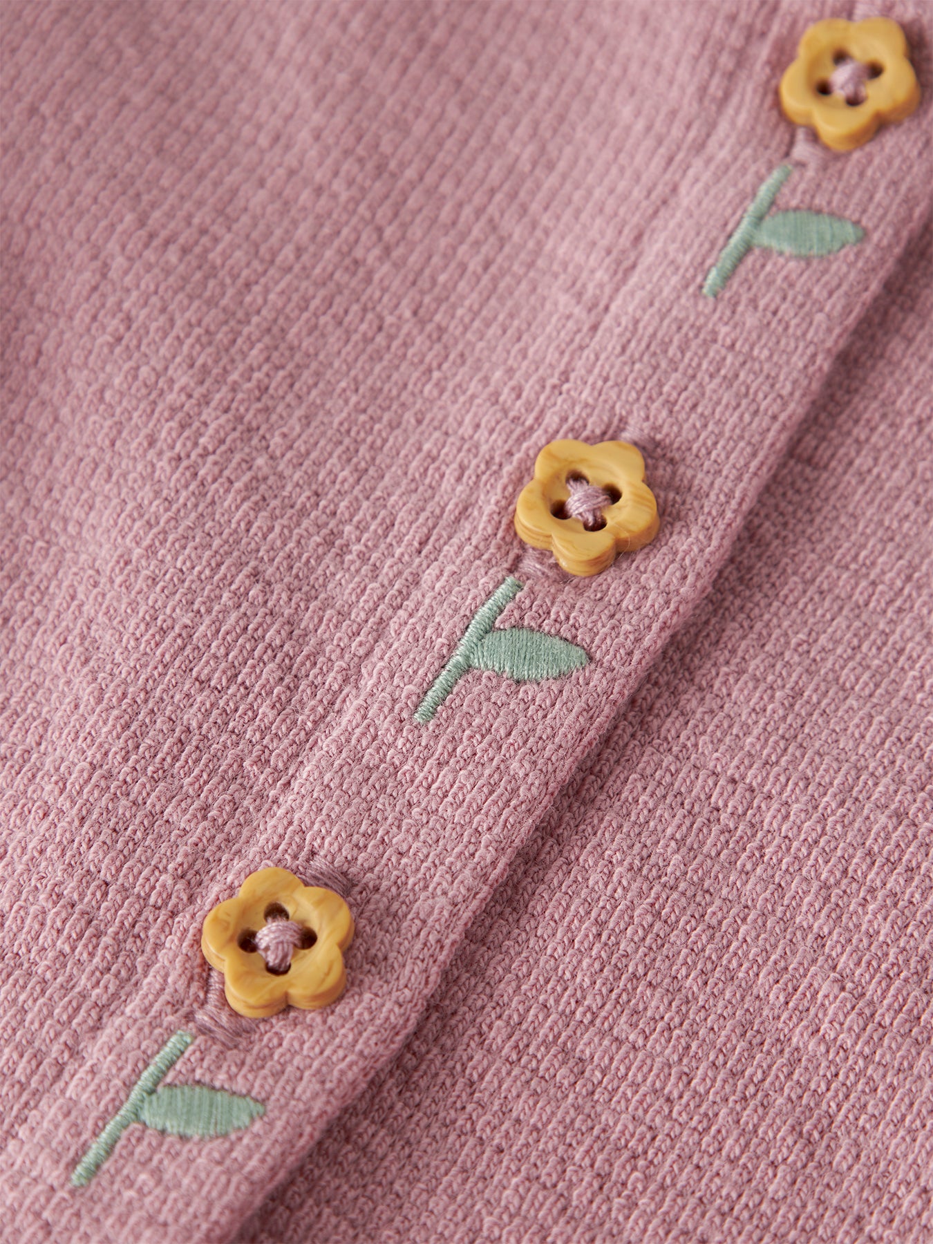 Baby Organic Cotton Cardigan Pink