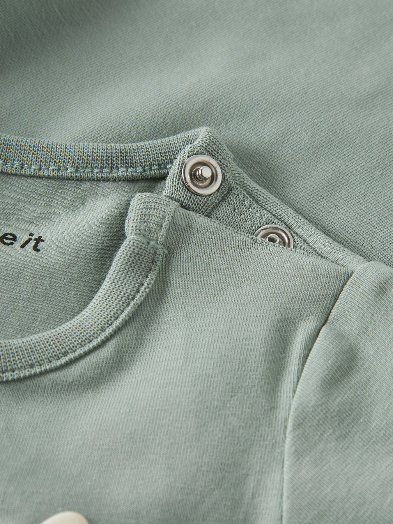 Baby Organic Cotton Long Sleeve Top Green