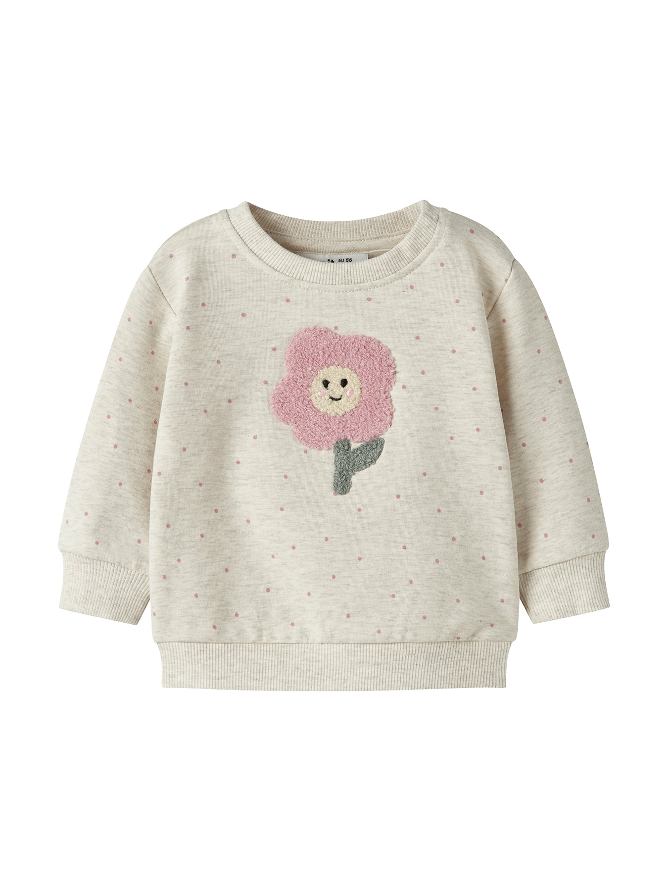Baby Organic Cotton Sweatshirt Cream