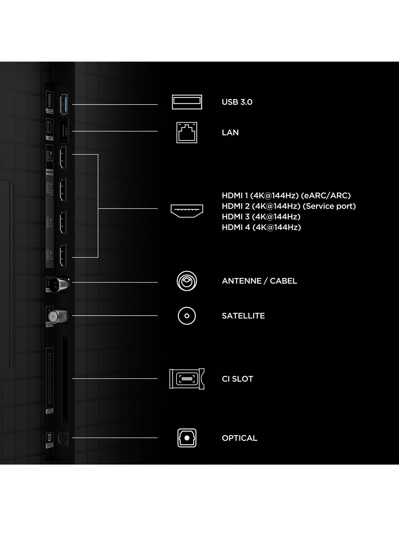 C8L 65 Inch QD Mini LED 4K UHD Smart TV