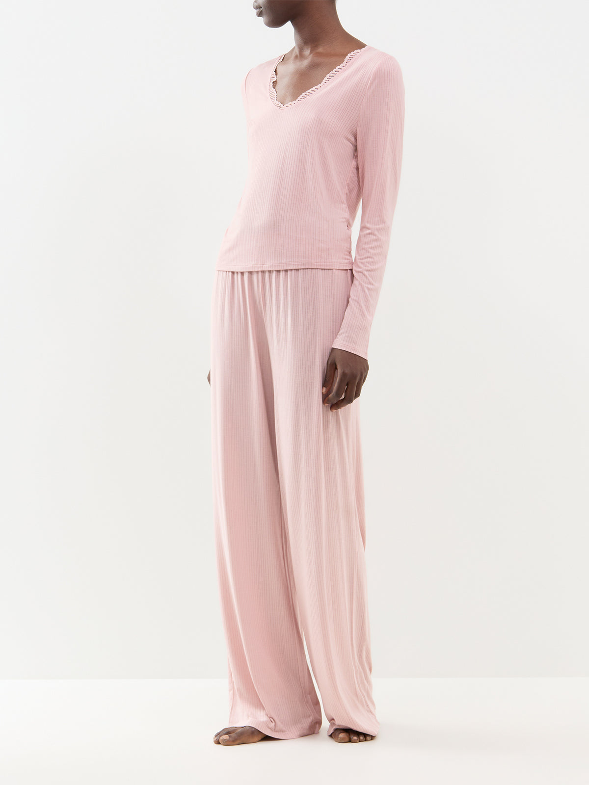 Ultra Soft Modal Rib Pyjama Top