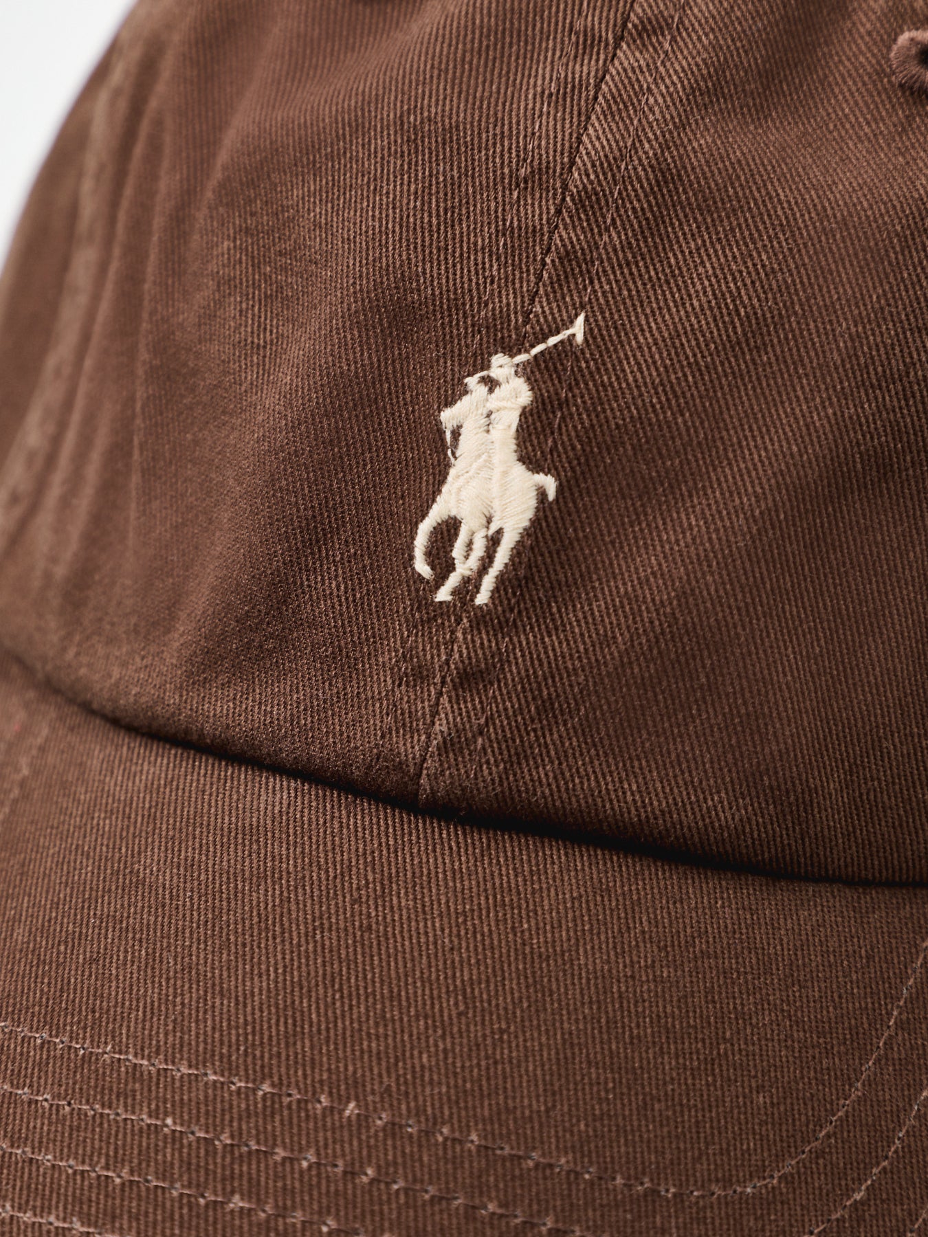 The Iconic Cotton Chino Ball Cap Brown