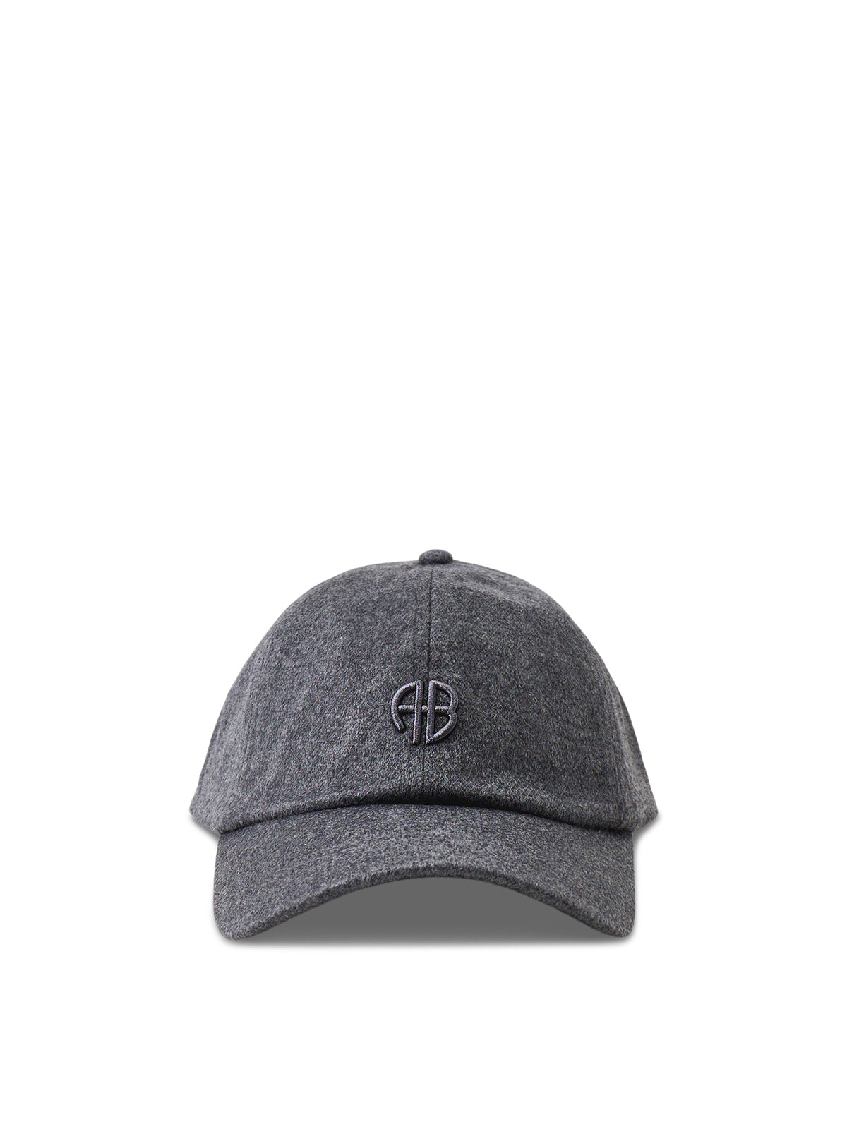 Wool Blend Jeremy Baseball Cap - Grey
