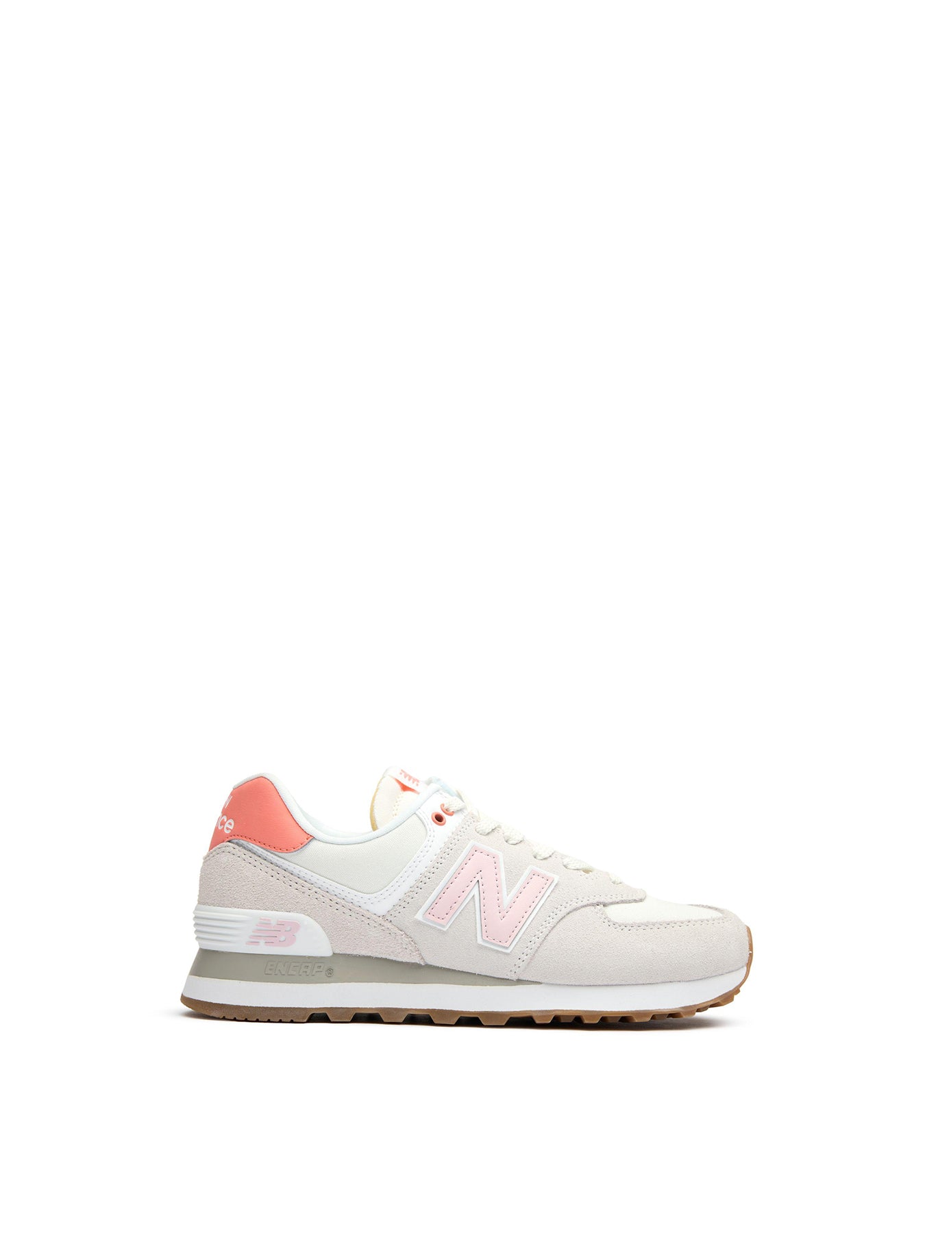 574 Leather Trainers White