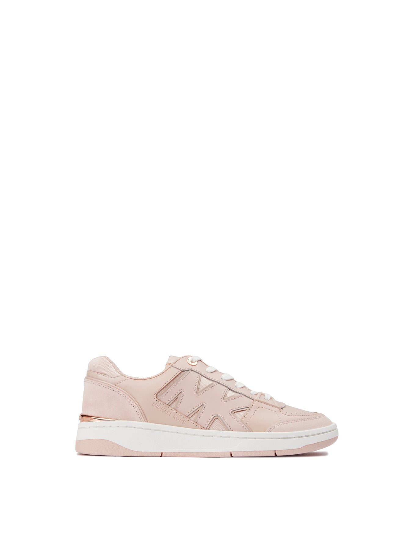 Rebel Leather Trainers Pink