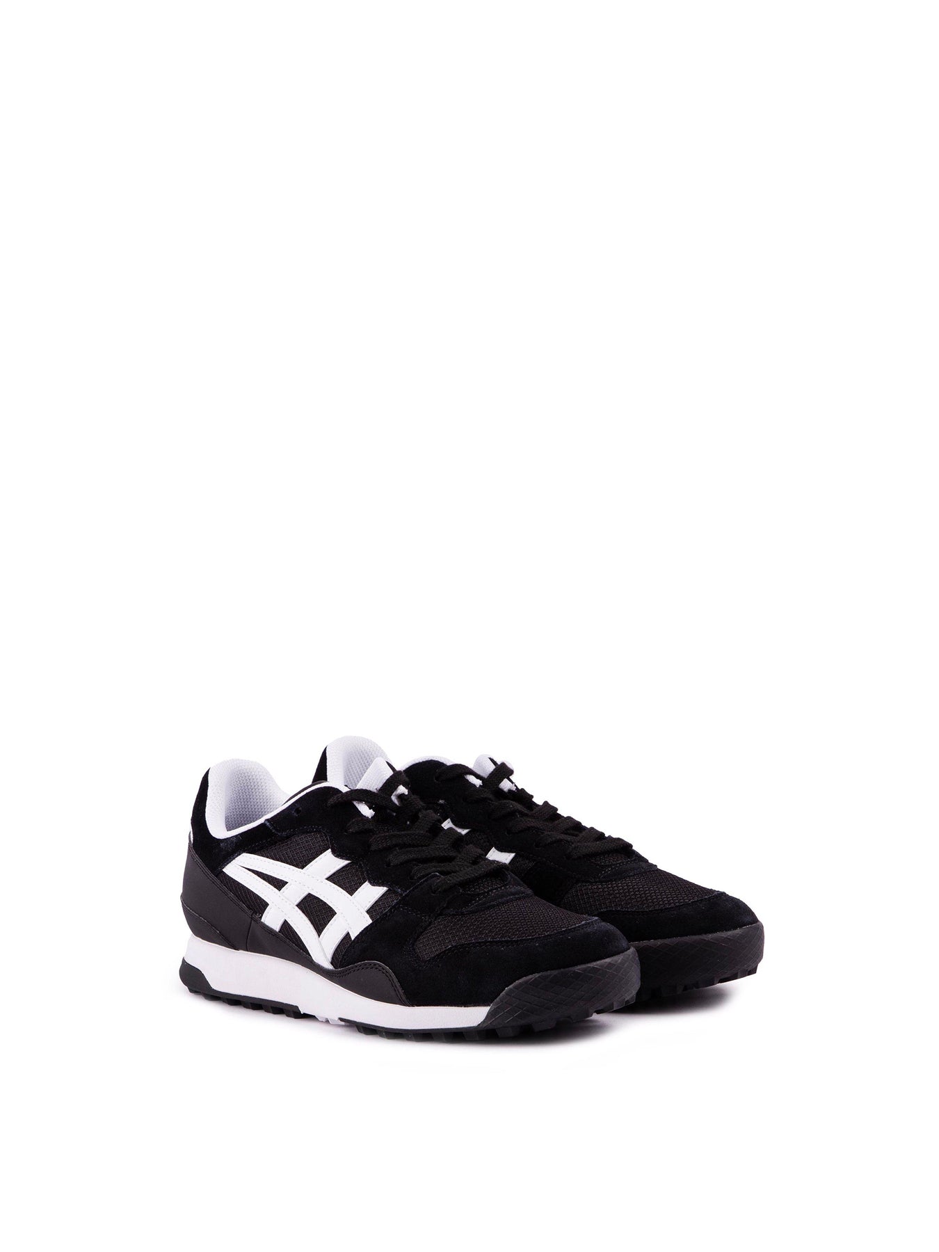 Tiger Horizonia Suede & Nylon Trainers - Black / White