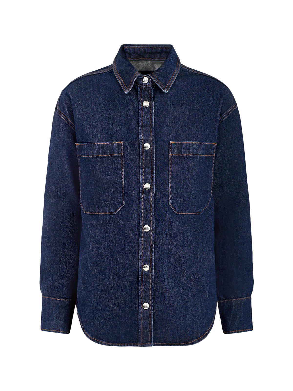 Samy Cotton Shirt Unwashed Blue