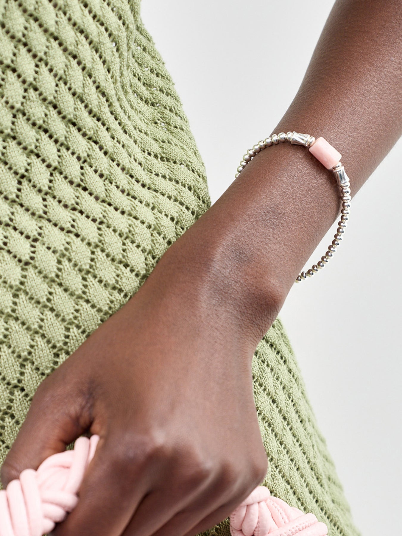 Love Spirit Stone Bracelet Silver