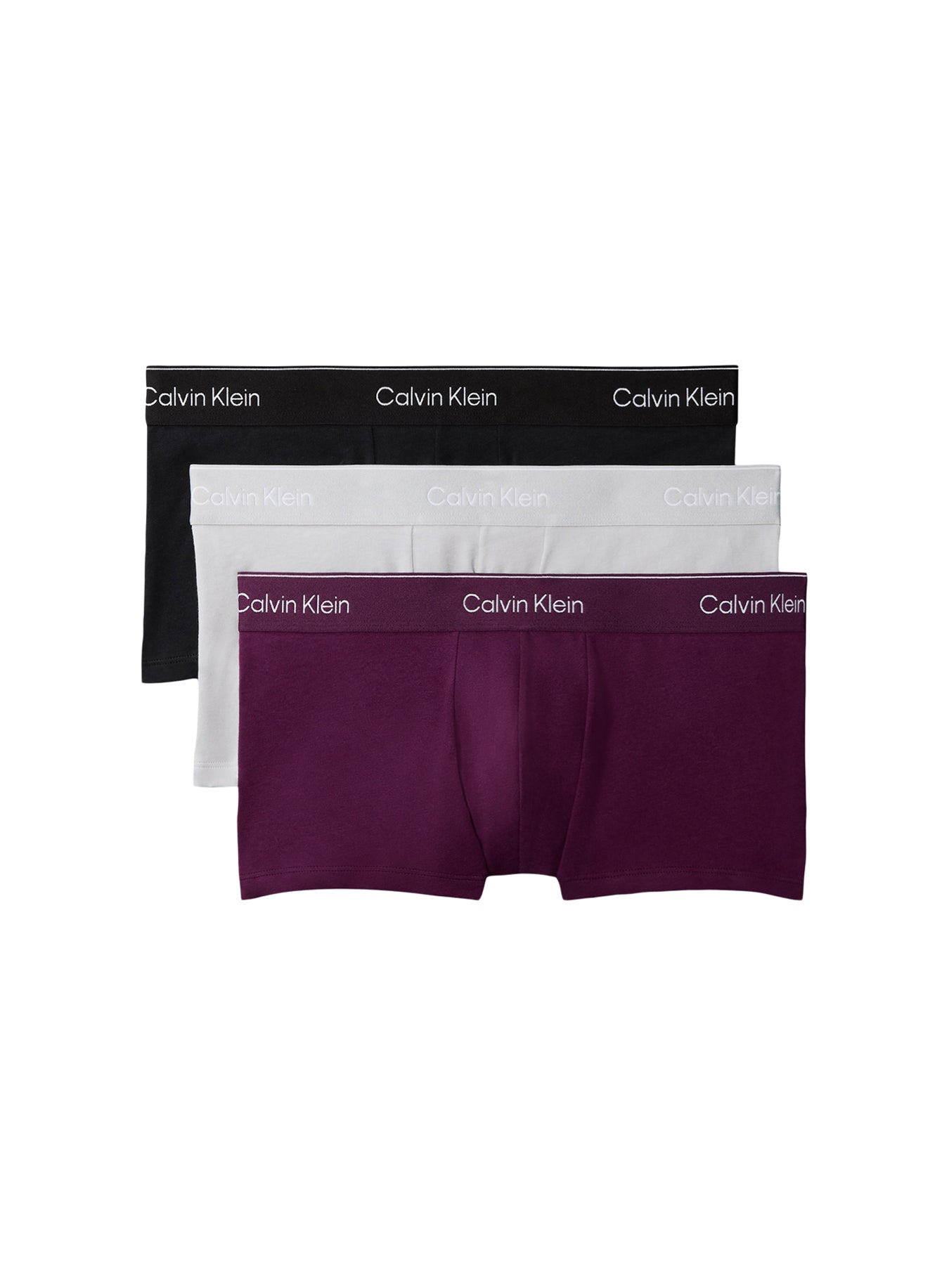Icon Cotton Stretch Low Rise Trunks 3 Pack