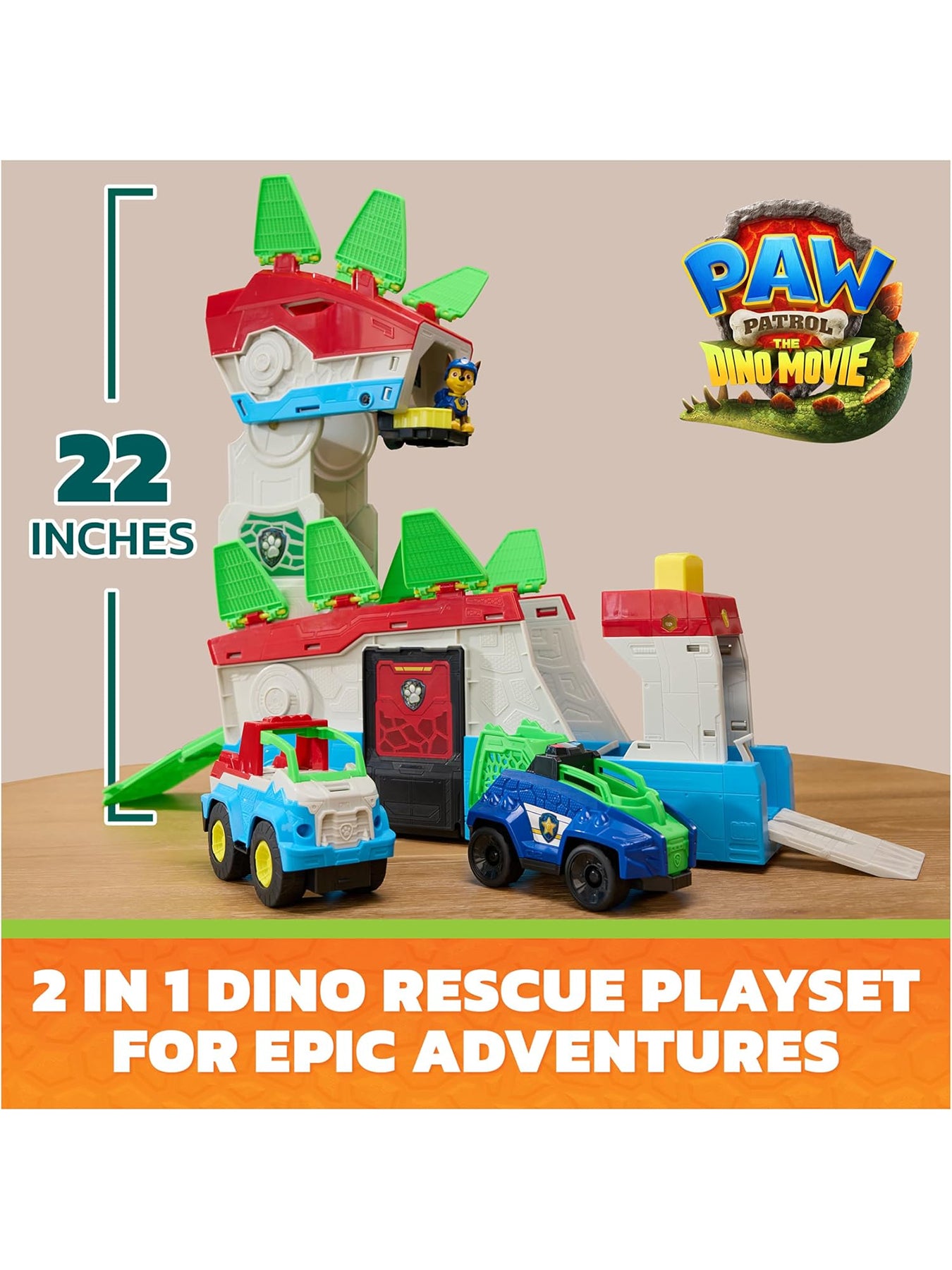 Mobile HQ Dinosaur Vehicle Playset