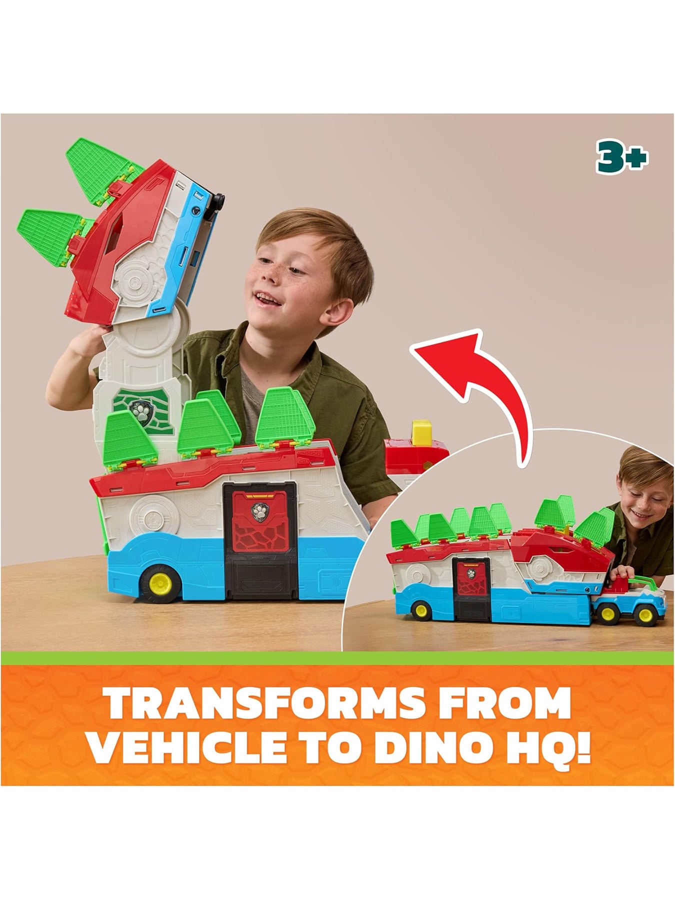 Mobile HQ Dinosaur Vehicle Playset