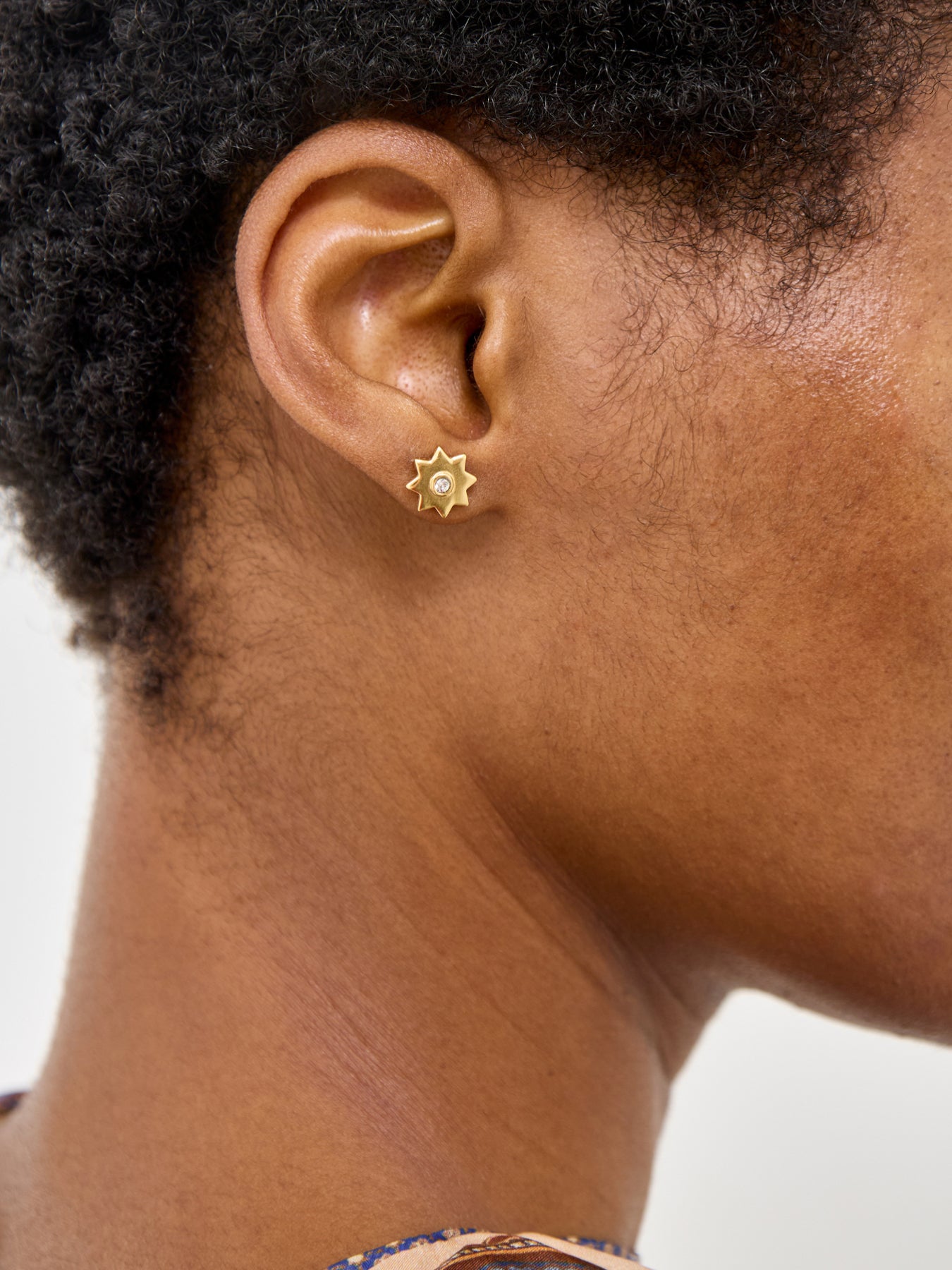 Little Star Stud Earrings Gold