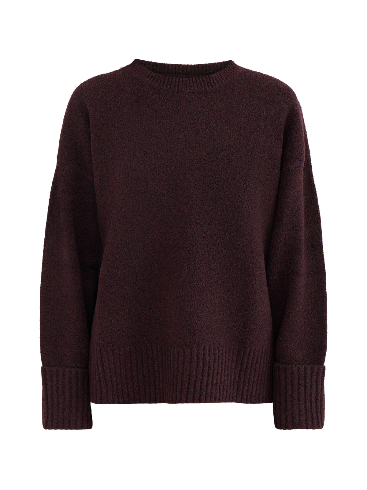 Camille Oversized Knit Jumper - Fig