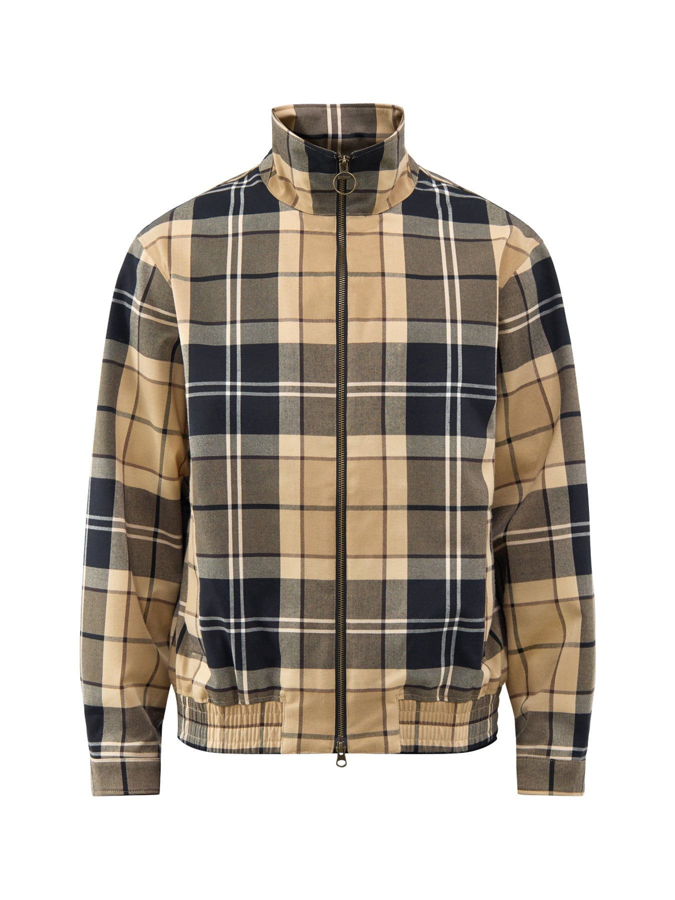 Tartan Showerproof Harrington Jacket