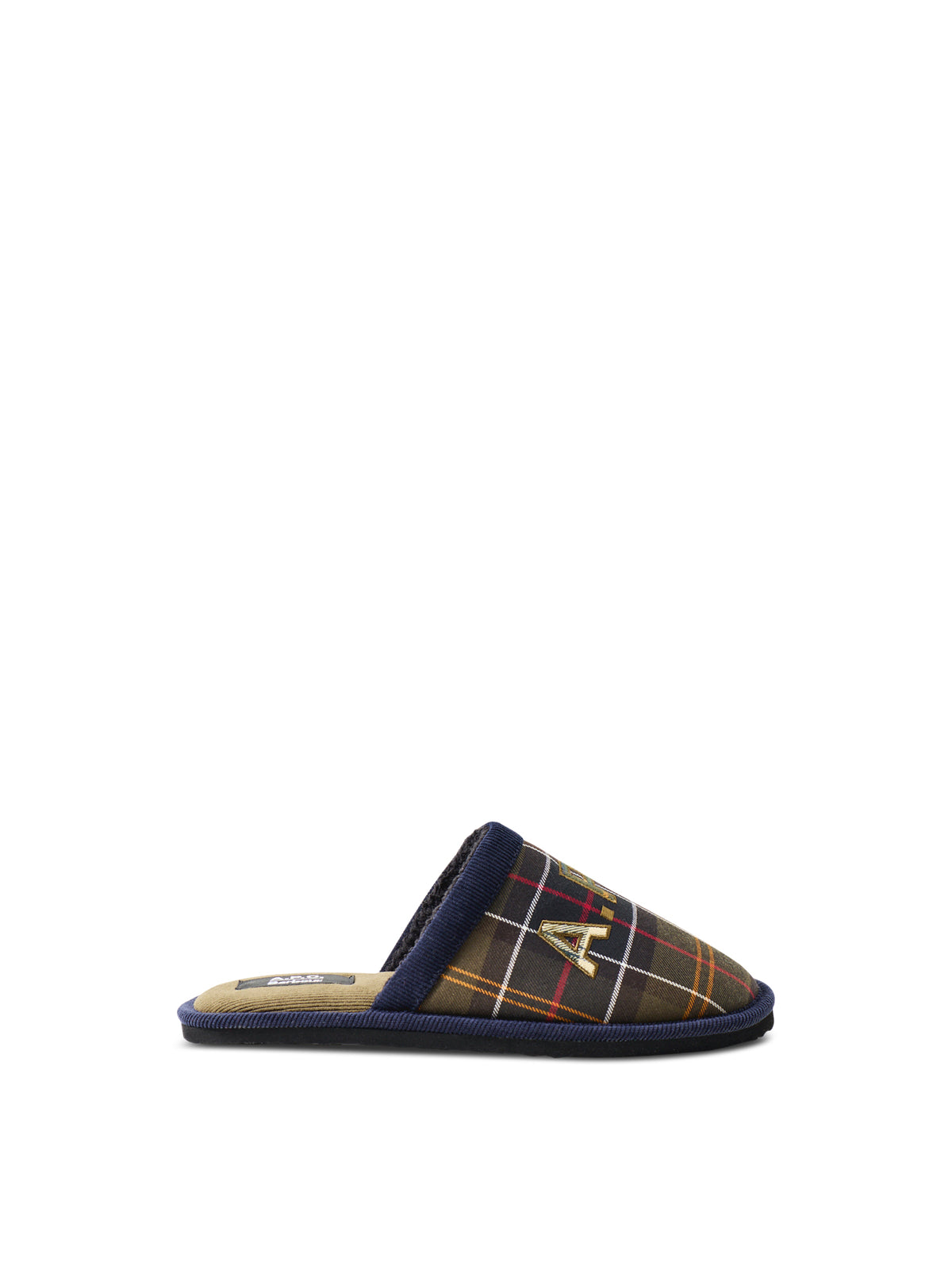 Barbour x APC Mule Slippers - Classic Ancient Tartan