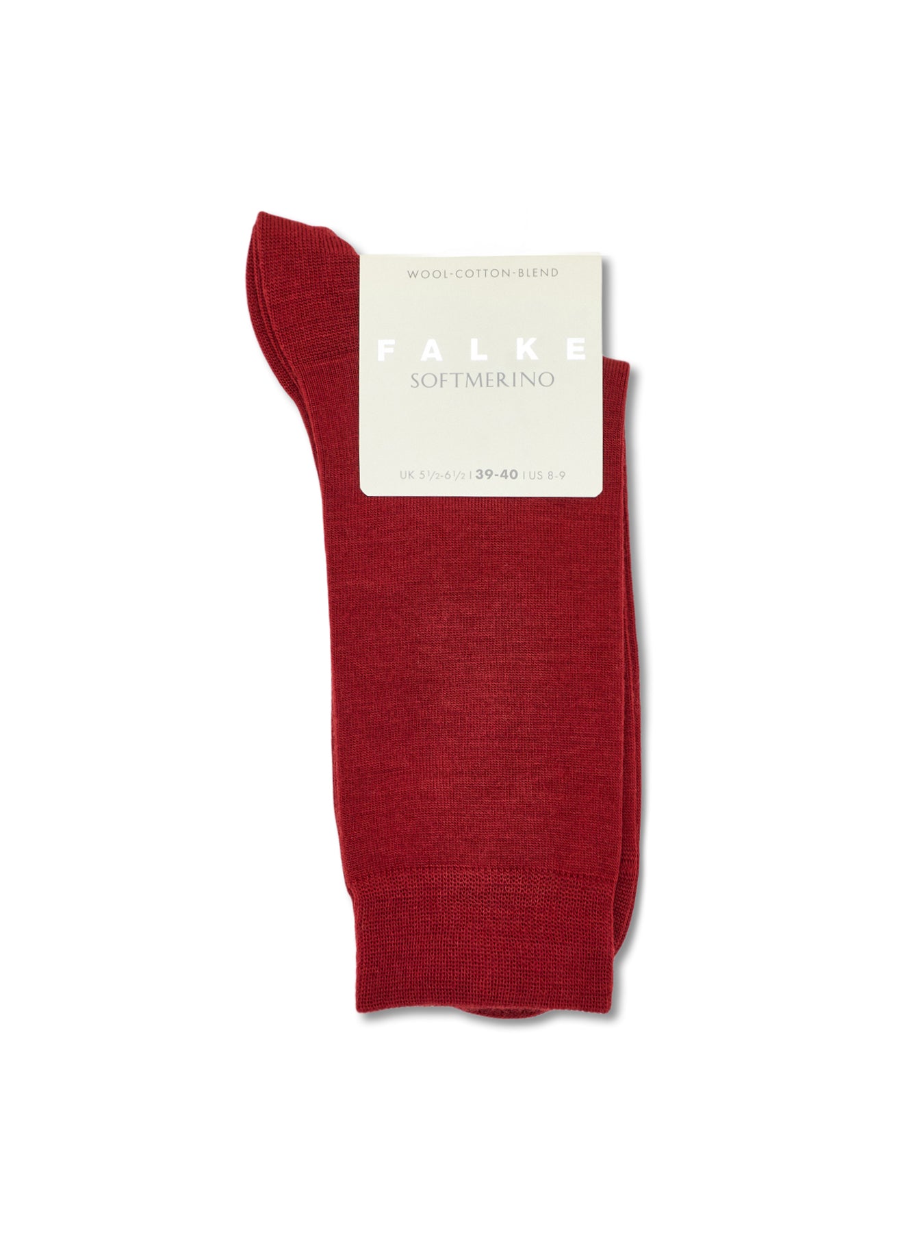 Soft Merino Socks Red