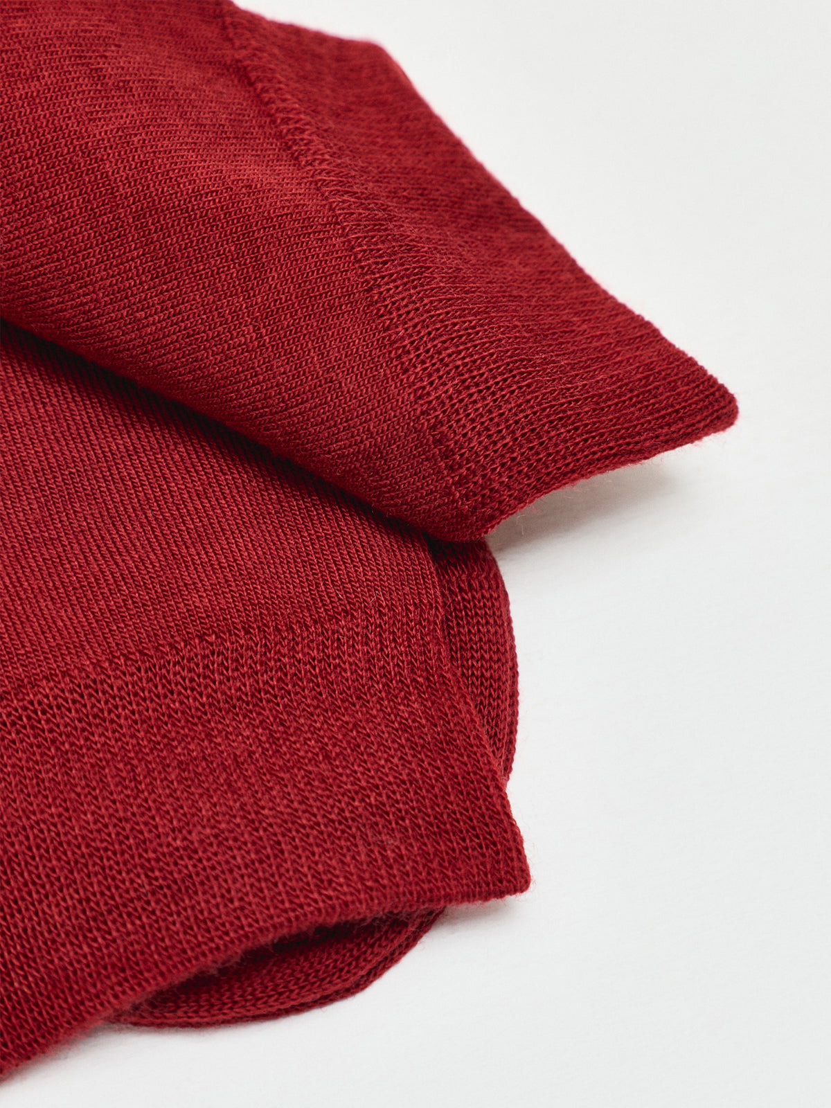 Soft Merino Socks Red