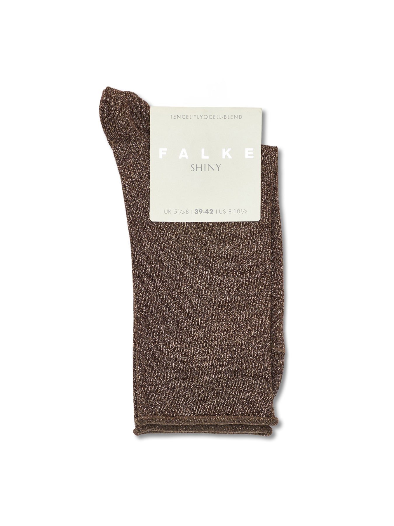 Shiny Socks Brown