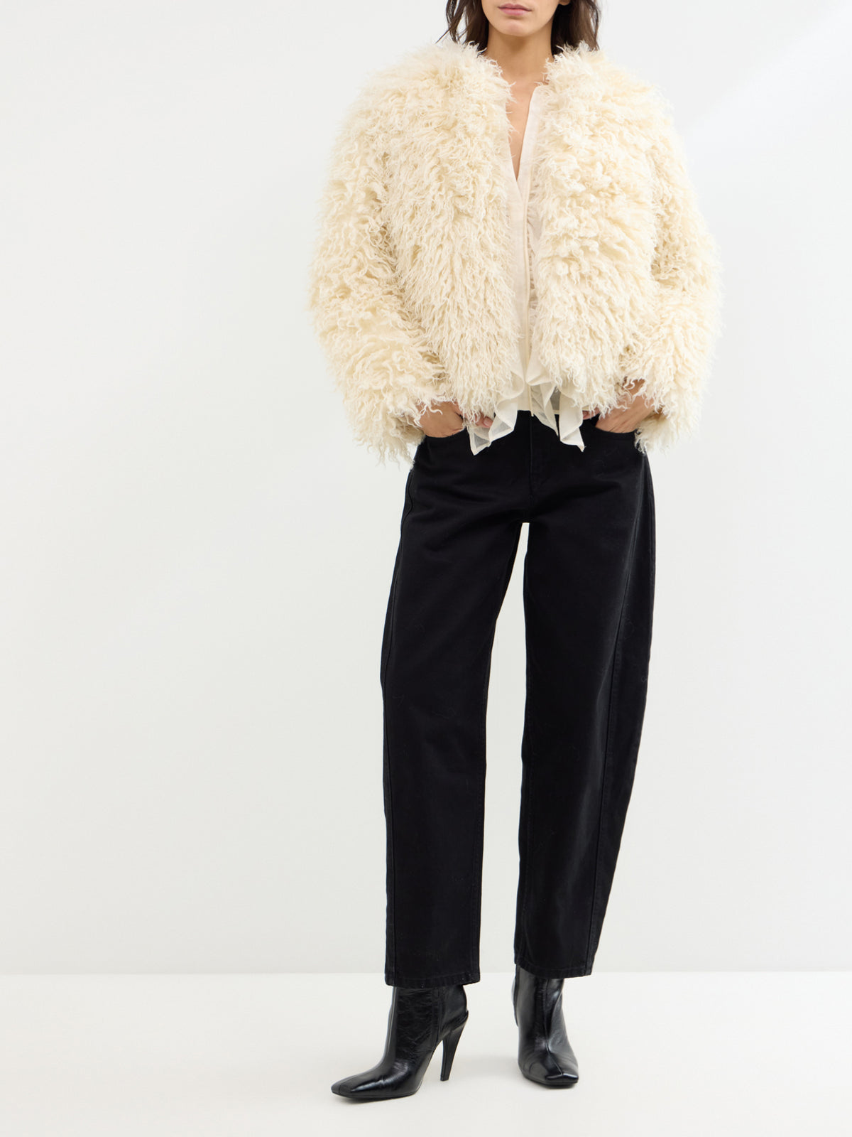 Irie Shaggy Faux Fur Jacket
