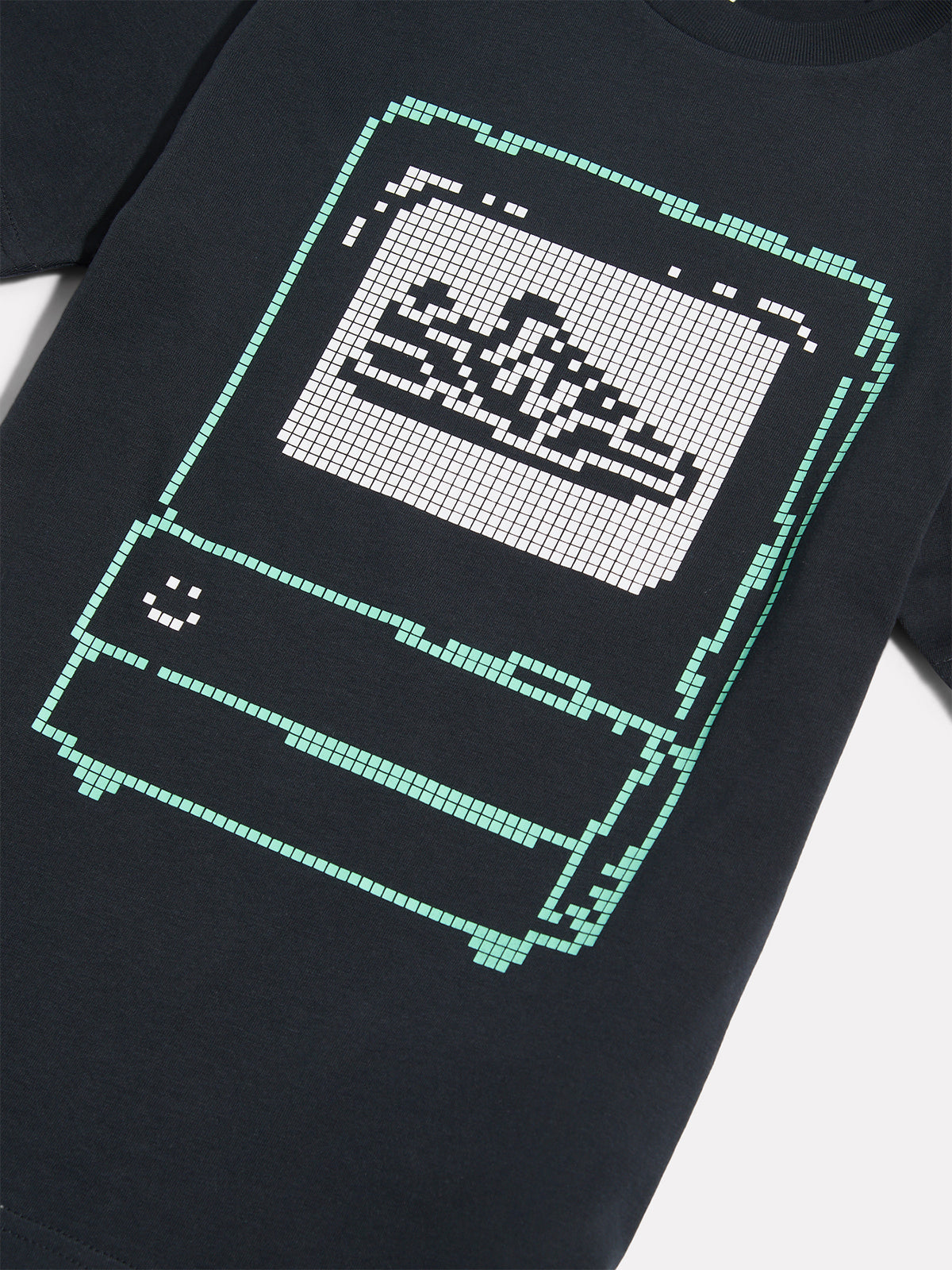 Boys' Only One Cotton Graphic T-Shirt - Caviar