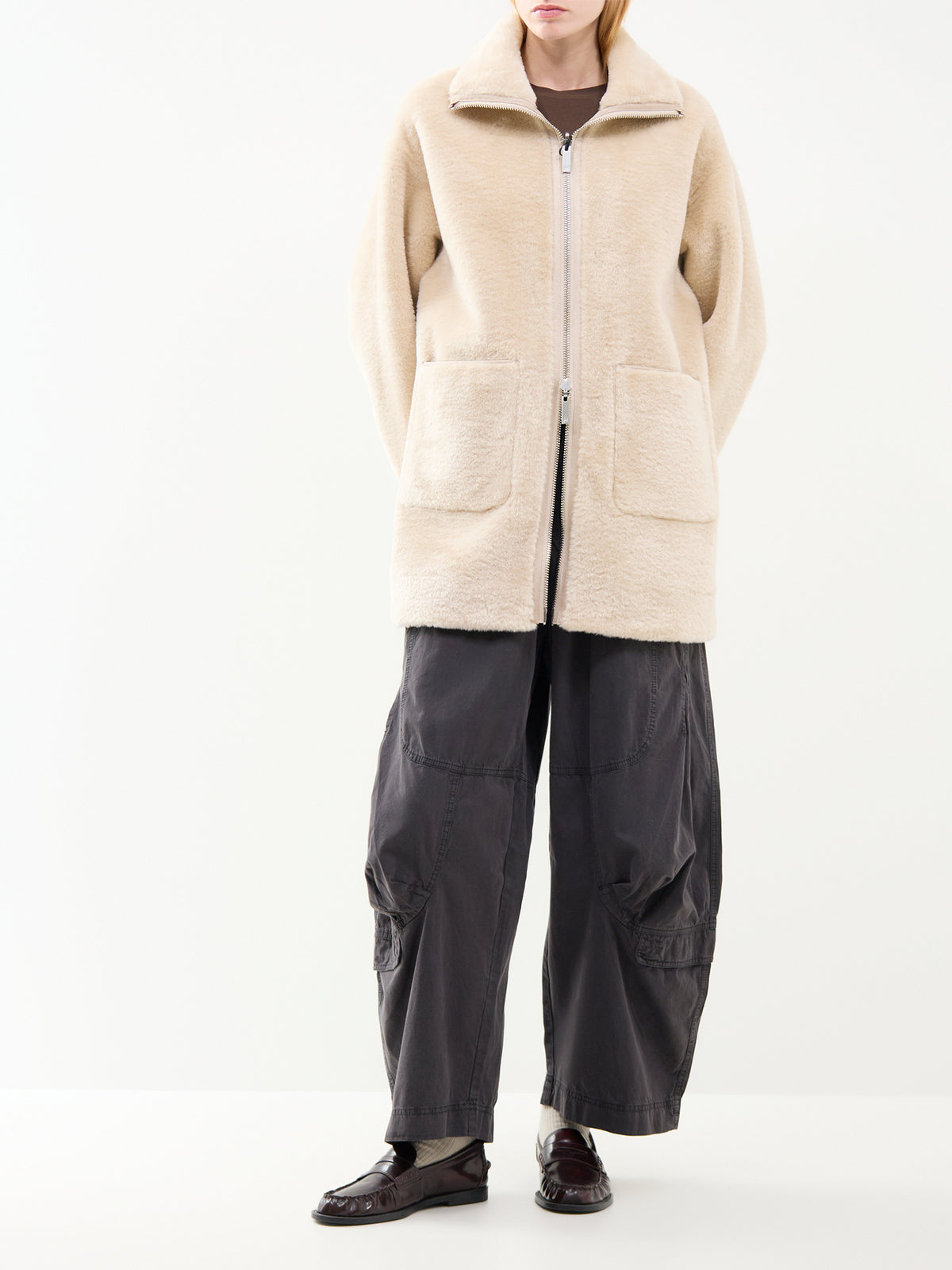 Giovane Faux Fur Jacket - Turtledove