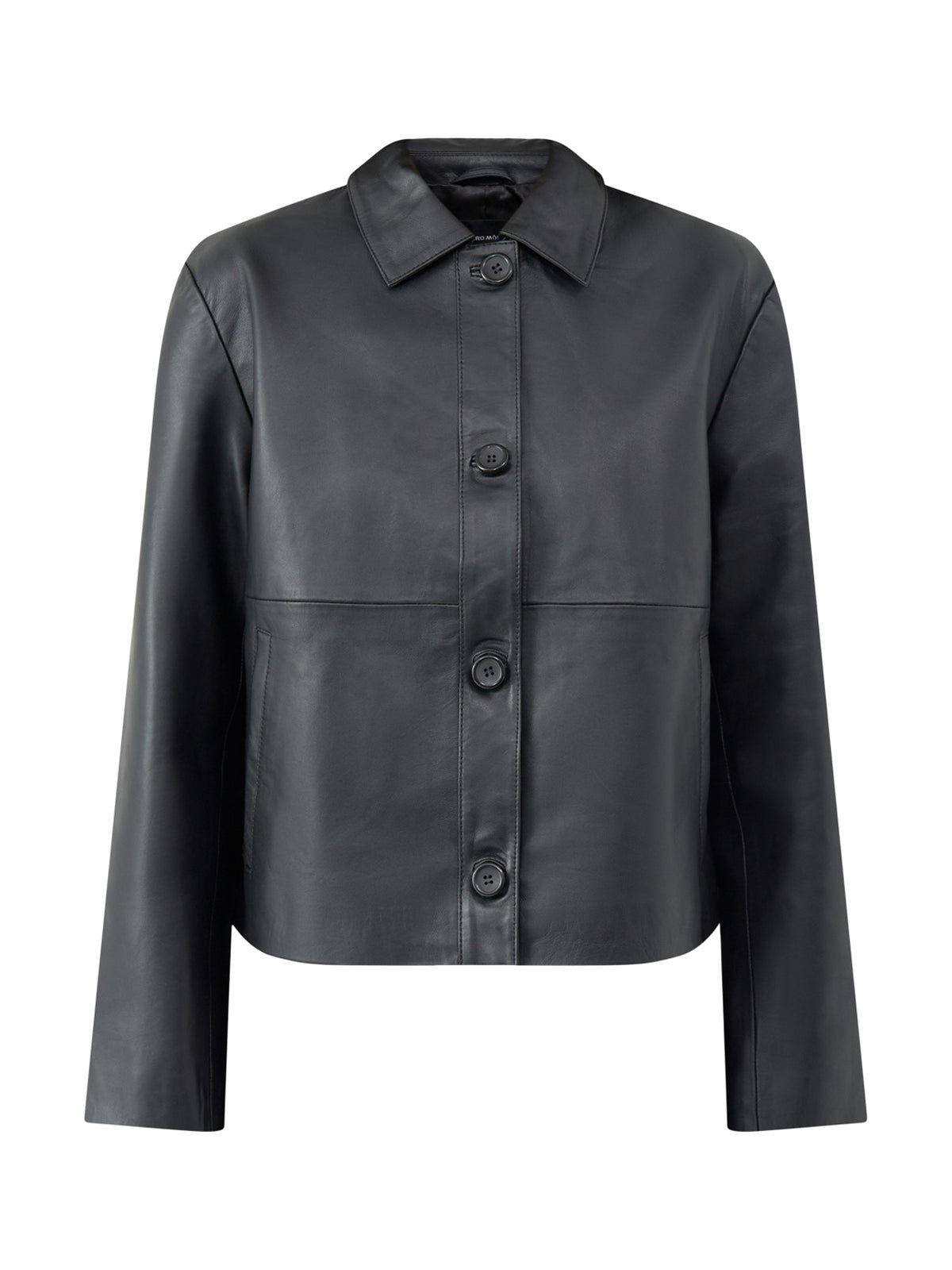 Evestina Short Leather Jacket