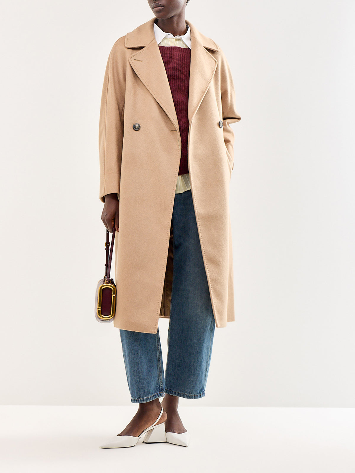 Resina Wool Coat Brown