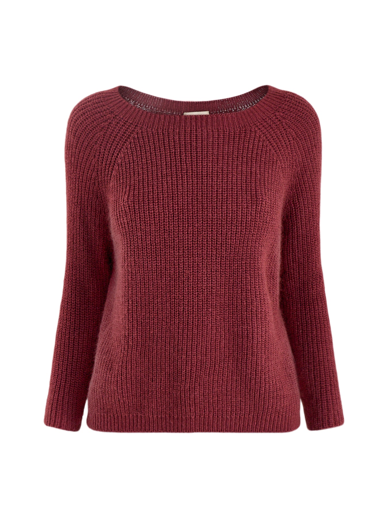 Xeno Mohair Blend Jumper Burgundy