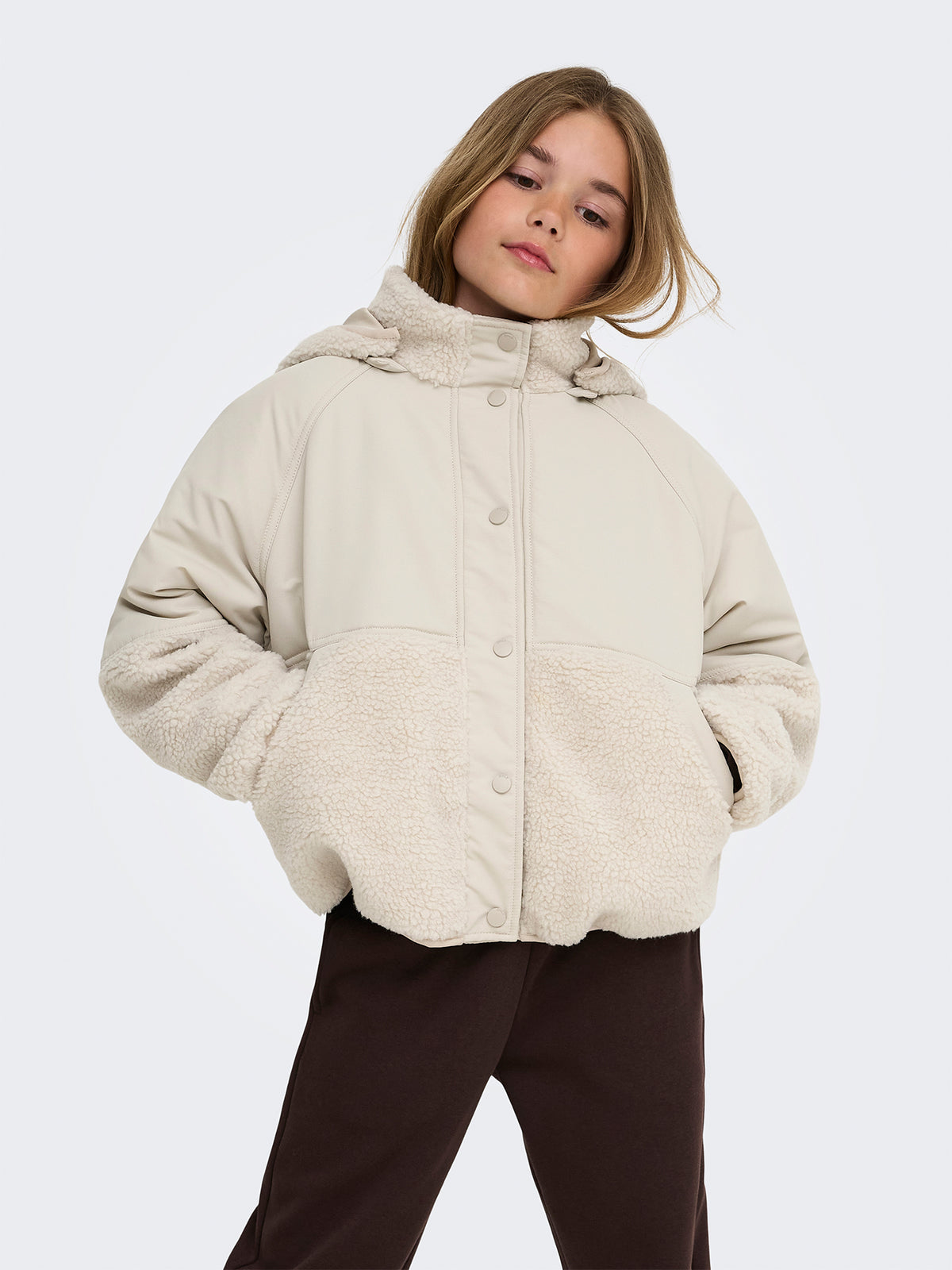 Kids Nomi Teddy Mix Jacket