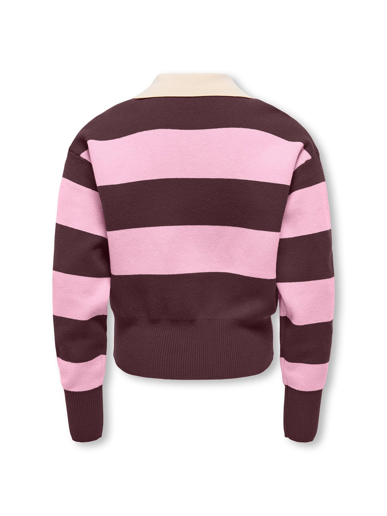 Alvi Life Long-Sleeved Polo Knit Top - Fudge