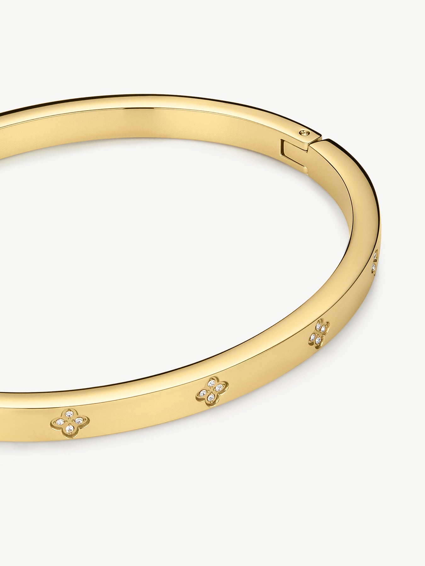 Clover Slim Bangle