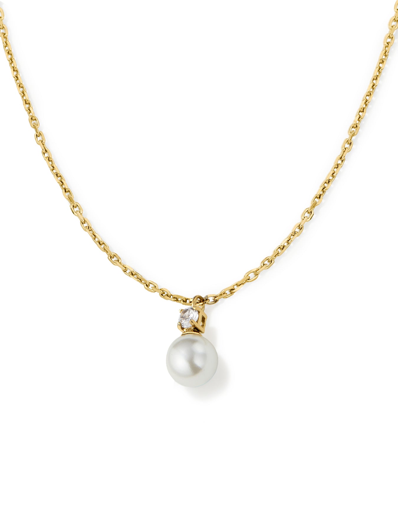 Bridal Pearl Necklace Gold