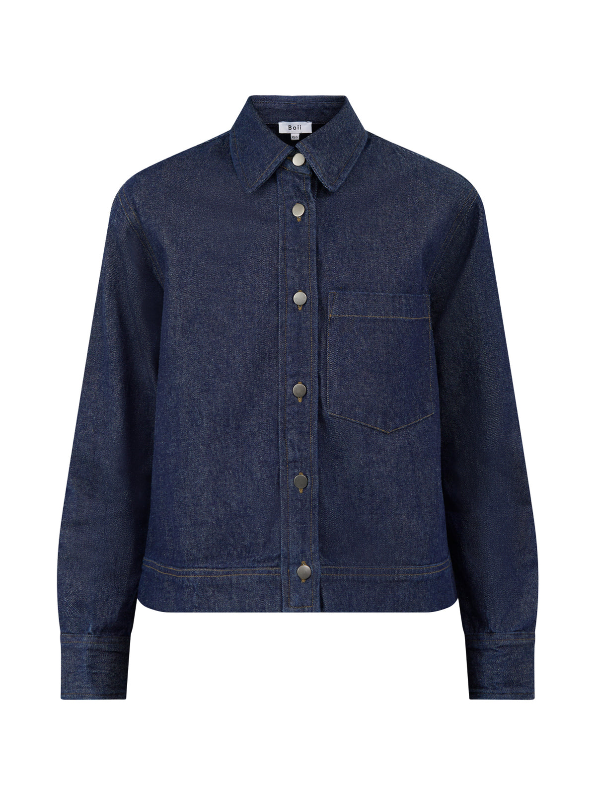 Cotton Tess Denim Jacket - Denim Rinse