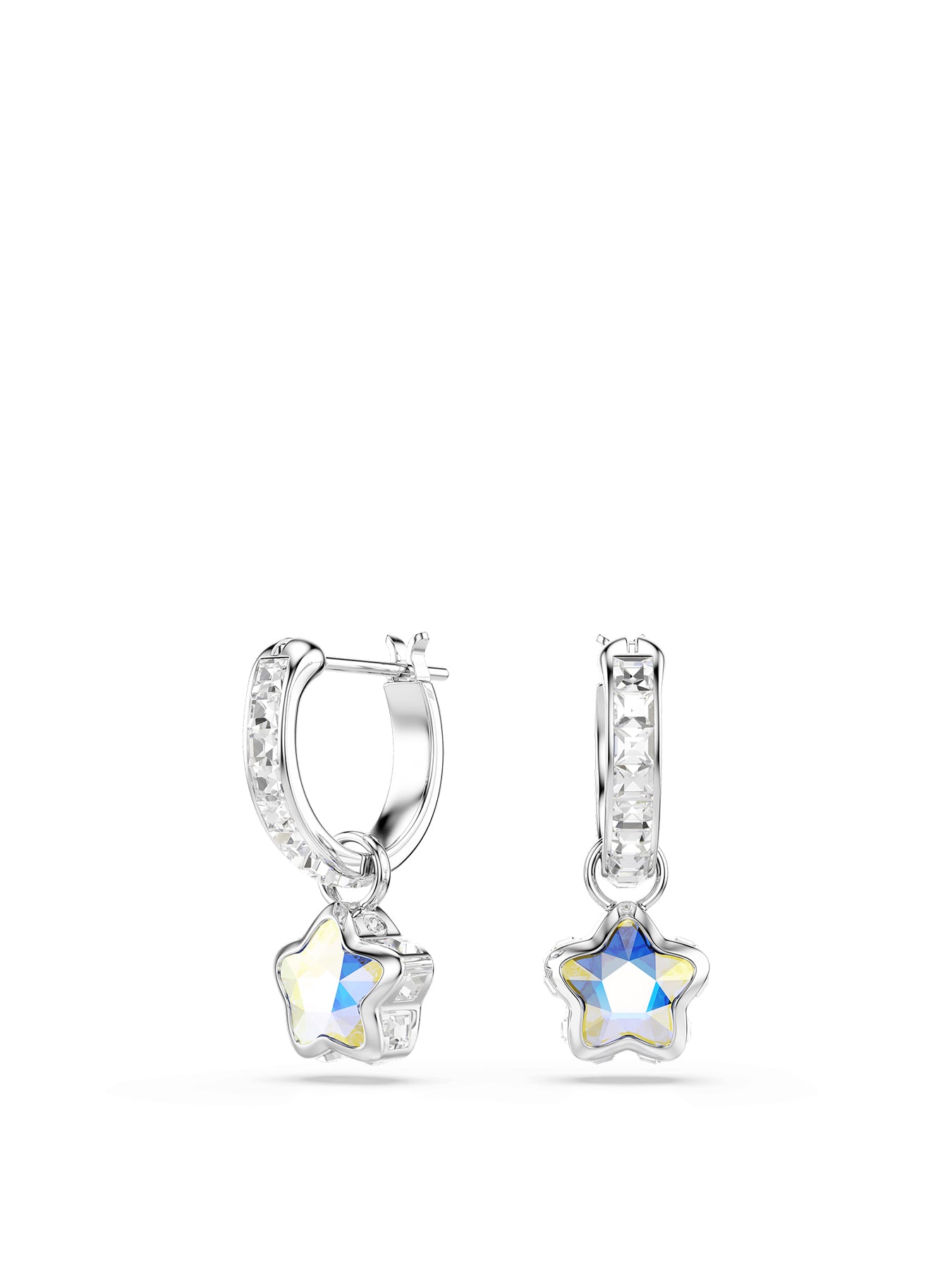 Chroma Silver Hoop Earrings