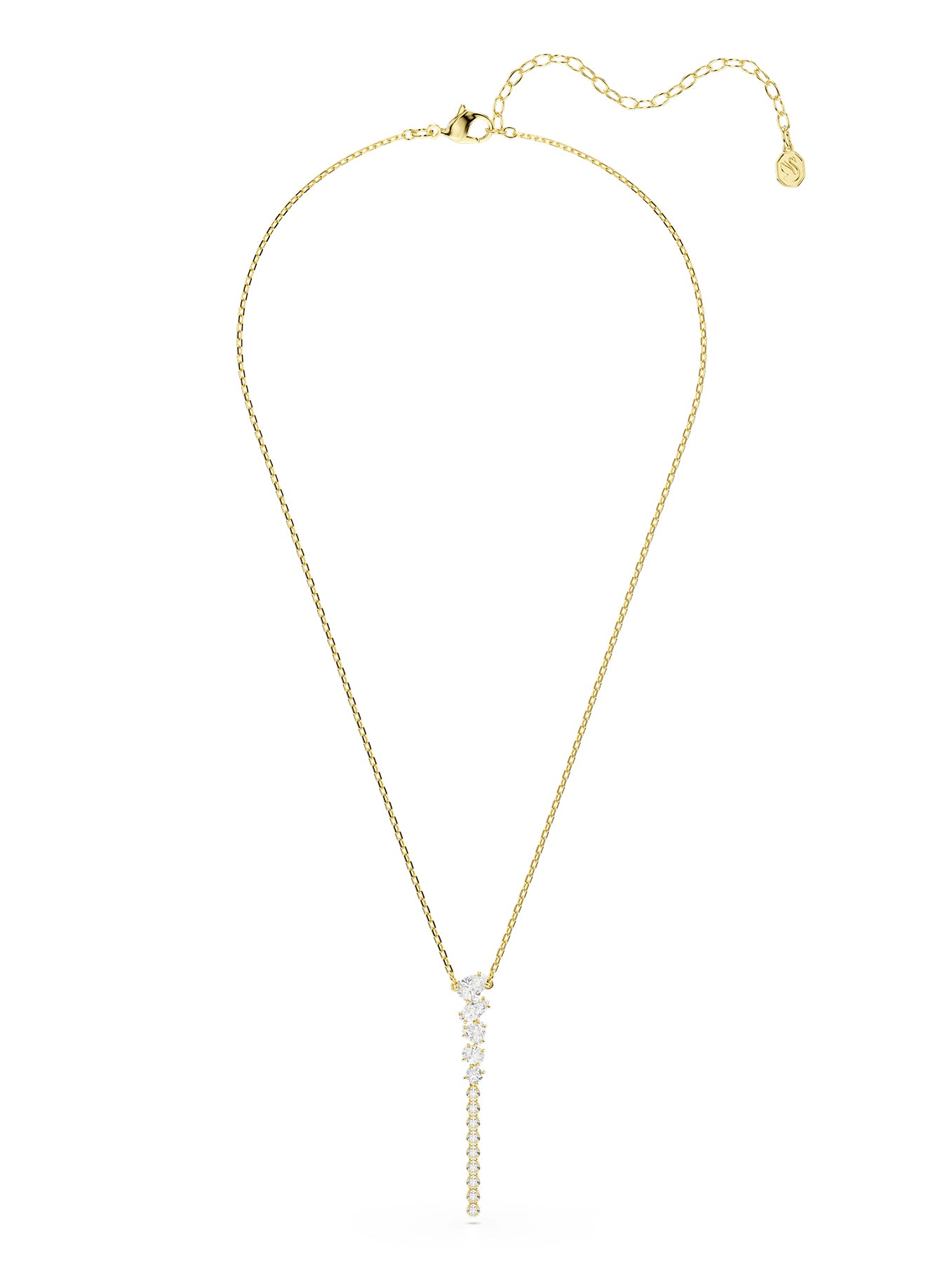 Mesmera Y Pendant Necklace Gold