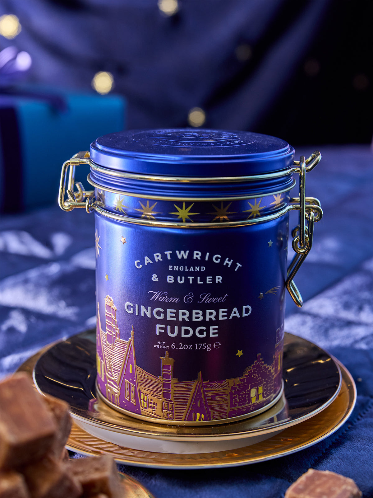 Night Before Christmas Gingerbread Fudge Tin 175g
