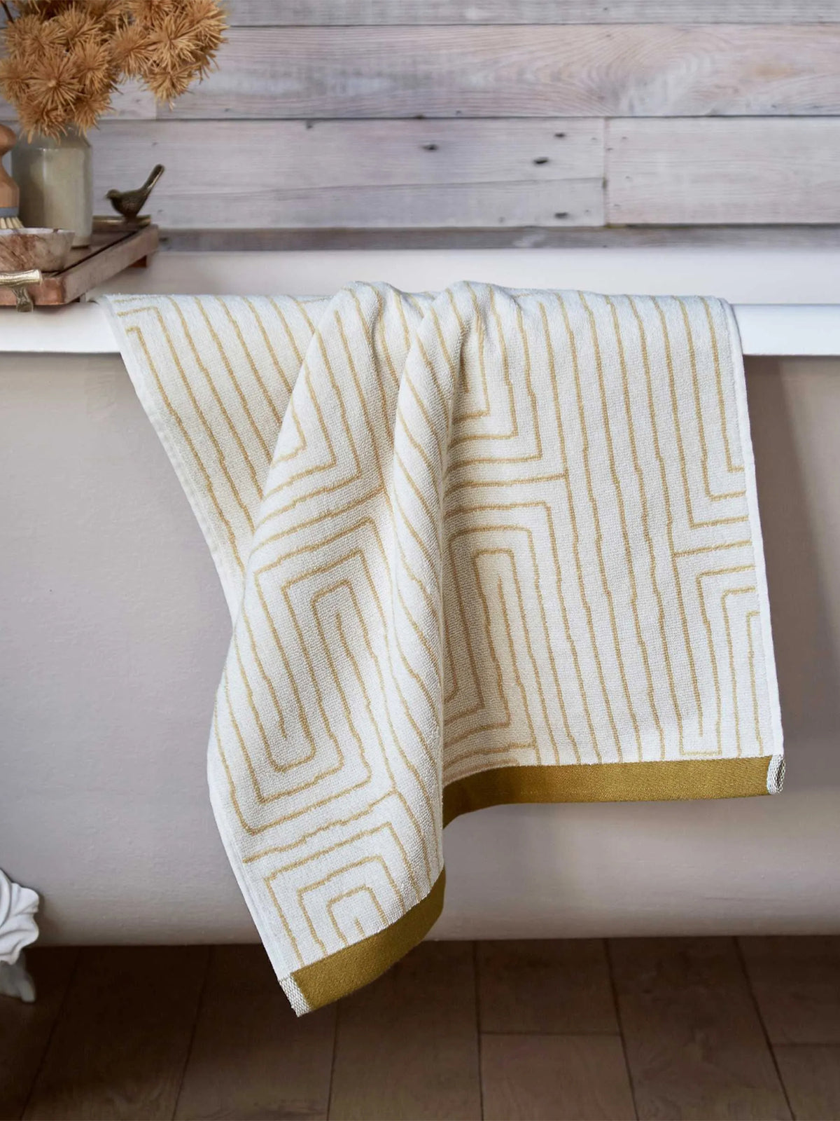 Pia Bath Towel Warm Ochre