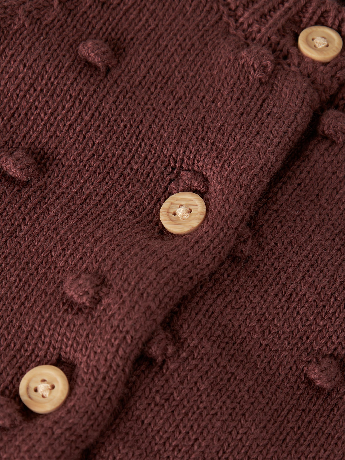 Organic Cotton Knitted Cardigan