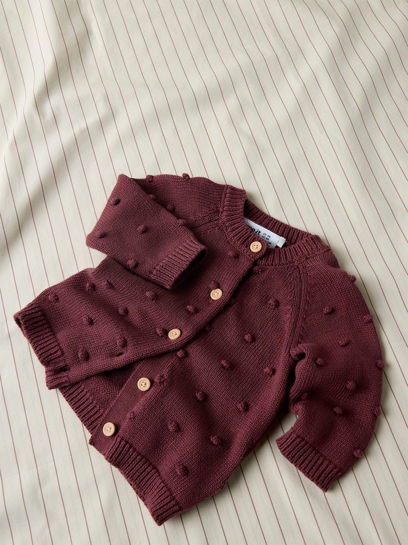 Organic Cotton Knitted Cardigan