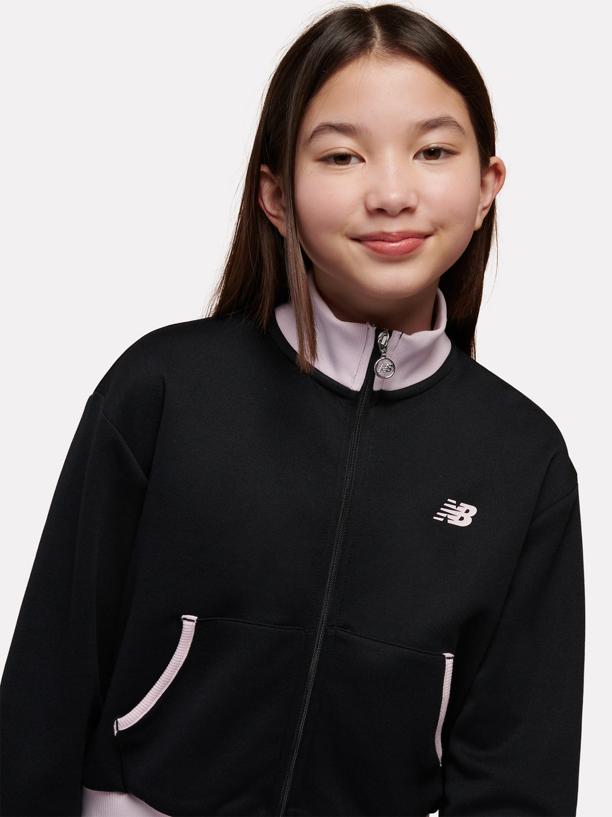 Girls' Athletics Varsity Track Jacket - Caviar